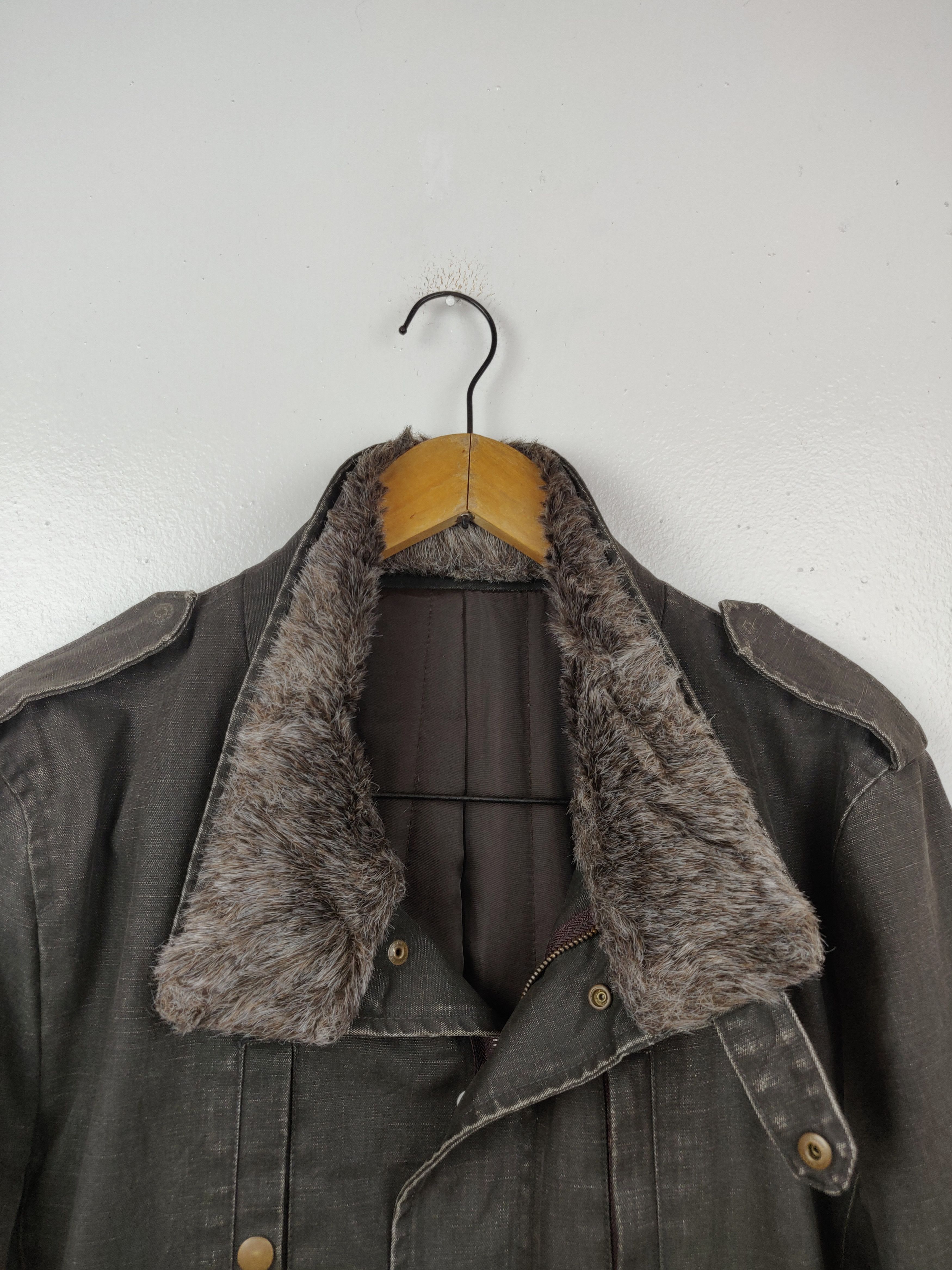 Boycott Boycott Detachable Fur Denim Jacket Motor Coat Size US S / EU 44-46 / 1 - 3 Thumbnail