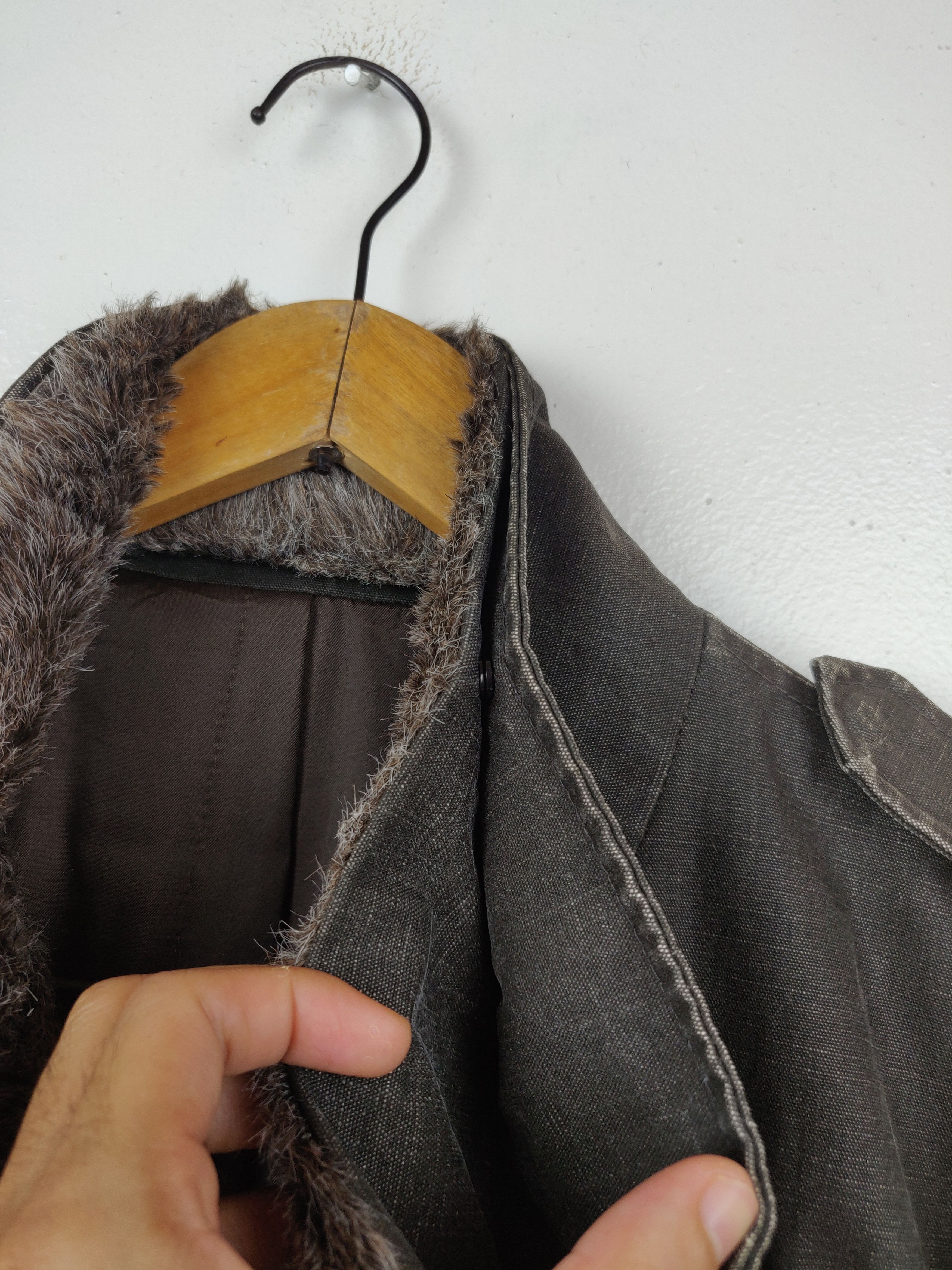 Boycott Boycott Detachable Fur Denim Jacket Motor Coat Size US S / EU 44-46 / 1 - 8 Thumbnail