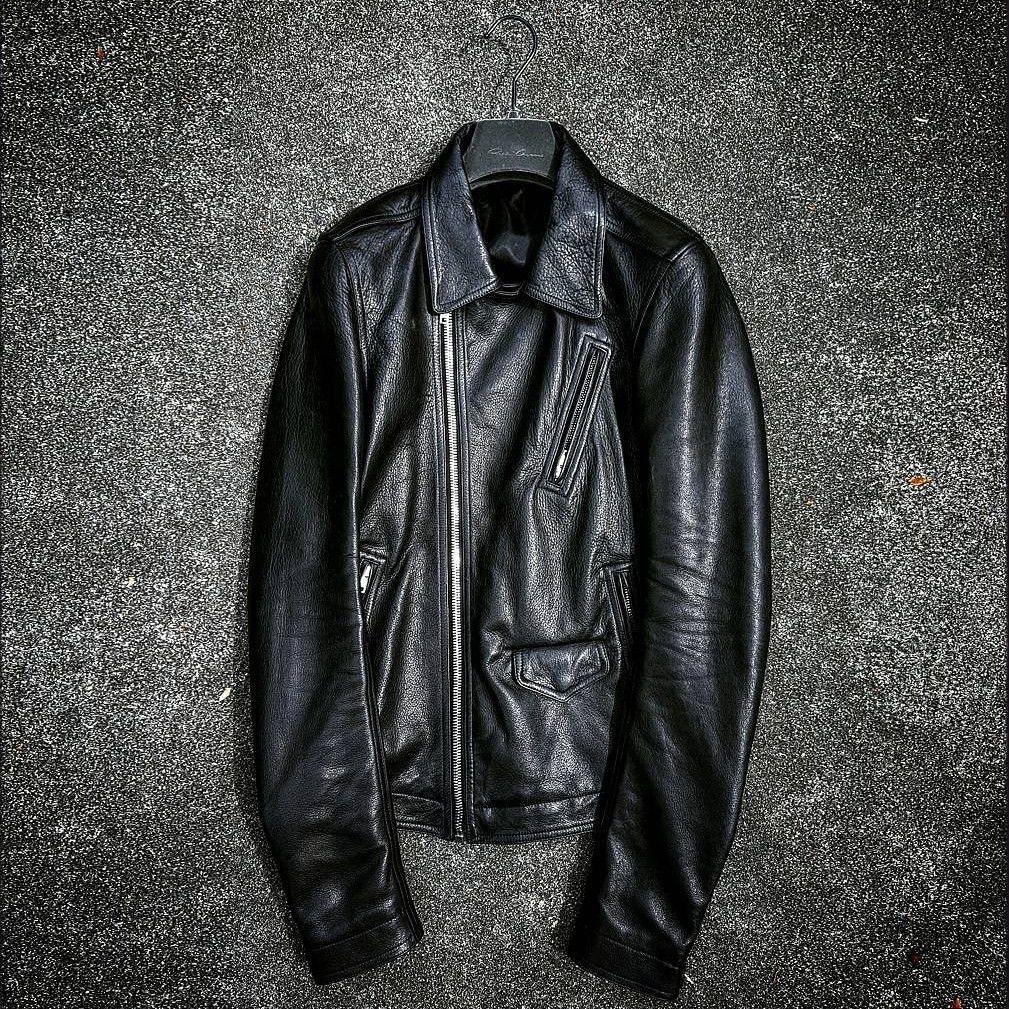 Rick Owens Stooges leather jacket Size US S / EU 44-46 / 1 - 1 Thumbnail