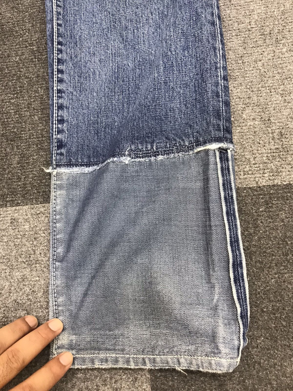 Designer 💥Designer💥Archival IZREEL Kazuhiro Cargo Jeans F702 Size US 31 - 9 Thumbnail