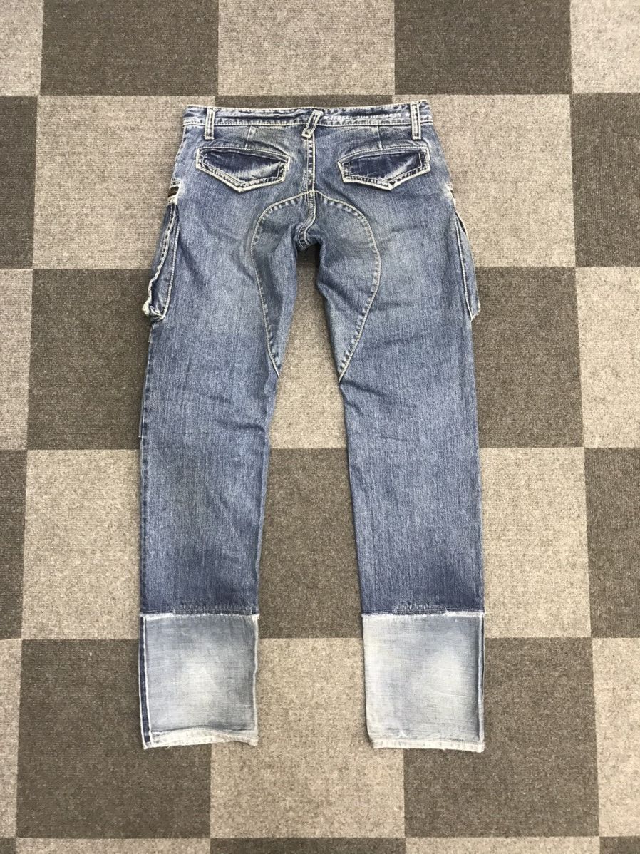 Designer 💥Designer💥Archival IZREEL Kazuhiro Cargo Jeans F702 Size US 31 - 16 Thumbnail