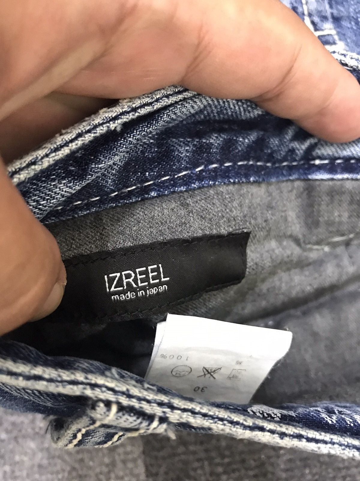 Designer 💥Designer💥Archival IZREEL Kazuhiro Cargo Jeans F702 Size US 31 - 15 Thumbnail