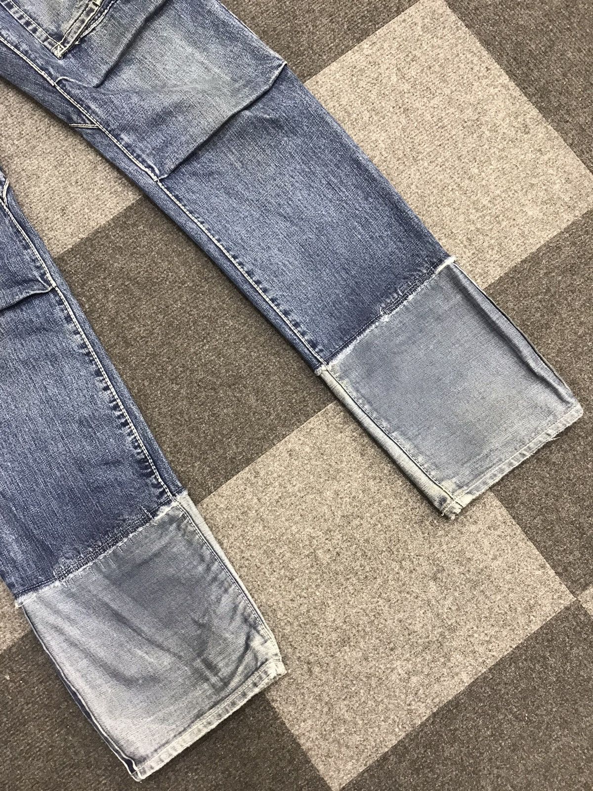 Designer 💥Designer💥Archival IZREEL Kazuhiro Cargo Jeans F702 Size US 31 - 8 Thumbnail