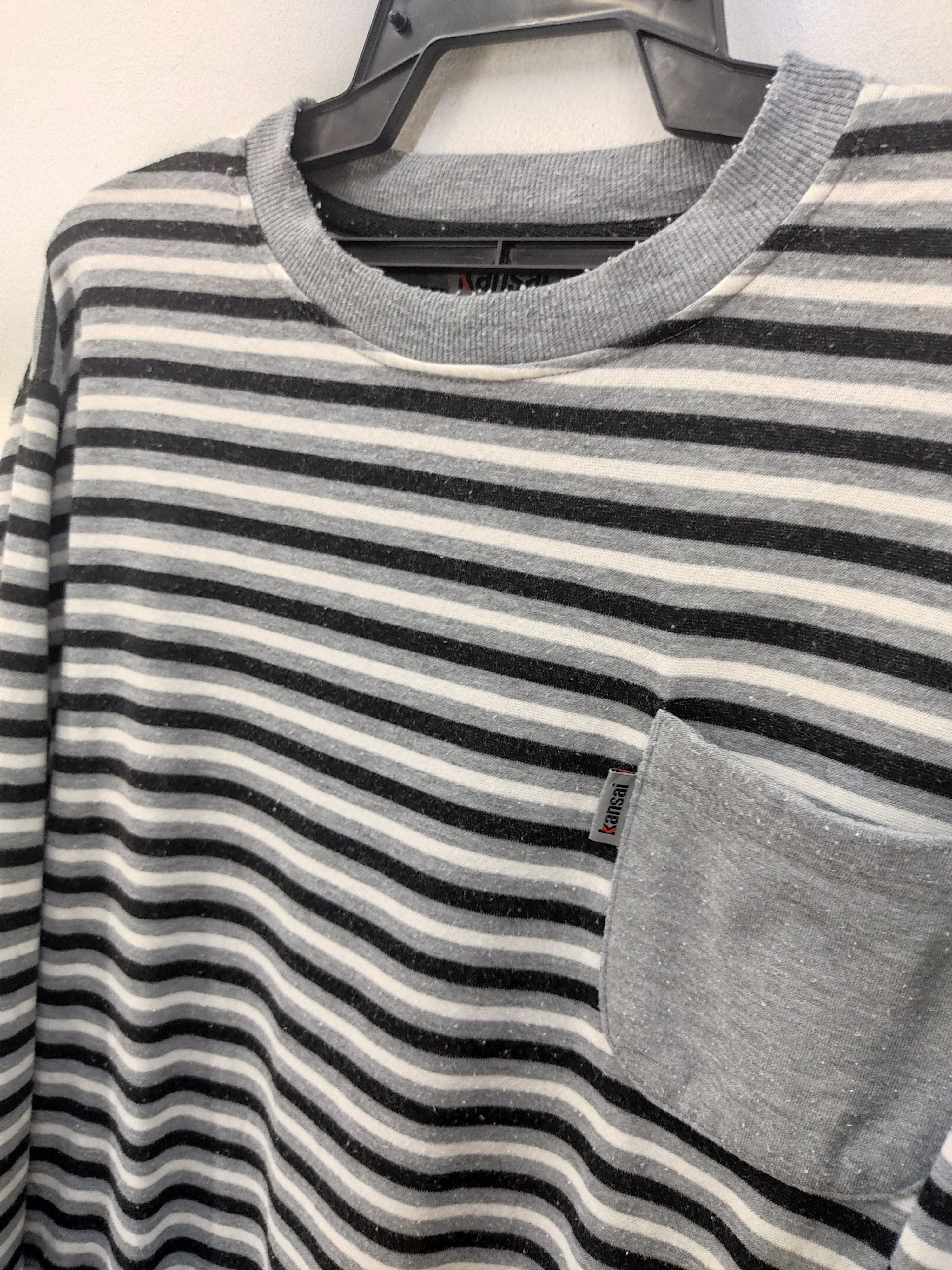 Japanese Brand × Kansai Yamamoto × Vintage Vintage Japanese Brand Kansai Yamamoto Sweatshirt Size US L / EU 52-54 / 3 - 3 Thumbnail