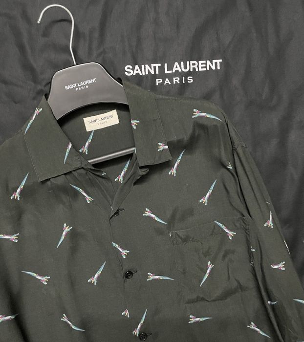 Saint Laurent Paris Saint Laurent 16SS BY HEDI SLIMANE shirt | Grailed