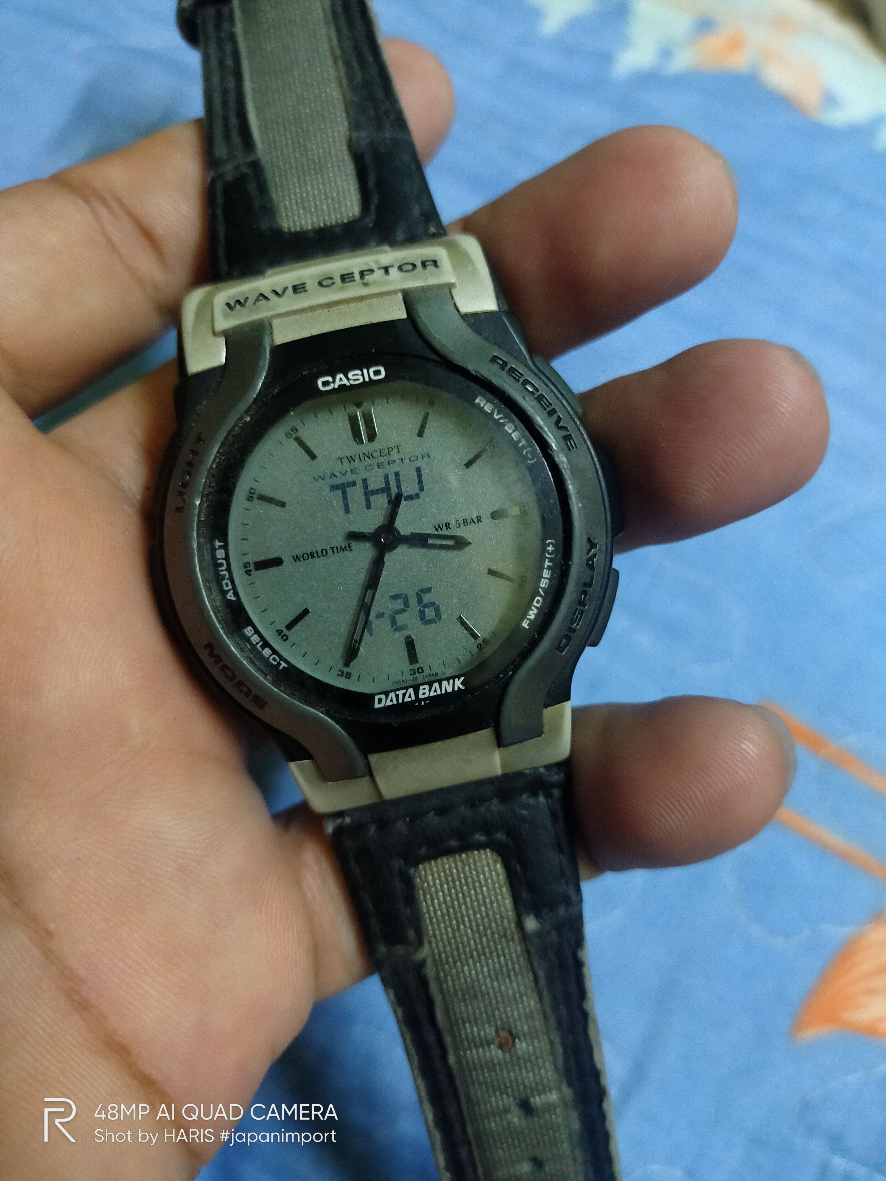 Casio Retro 90s CASIO (WVA-200) DATA BANK & WAVE CEPTOR Size ONE SIZE - 12 Thumbnail