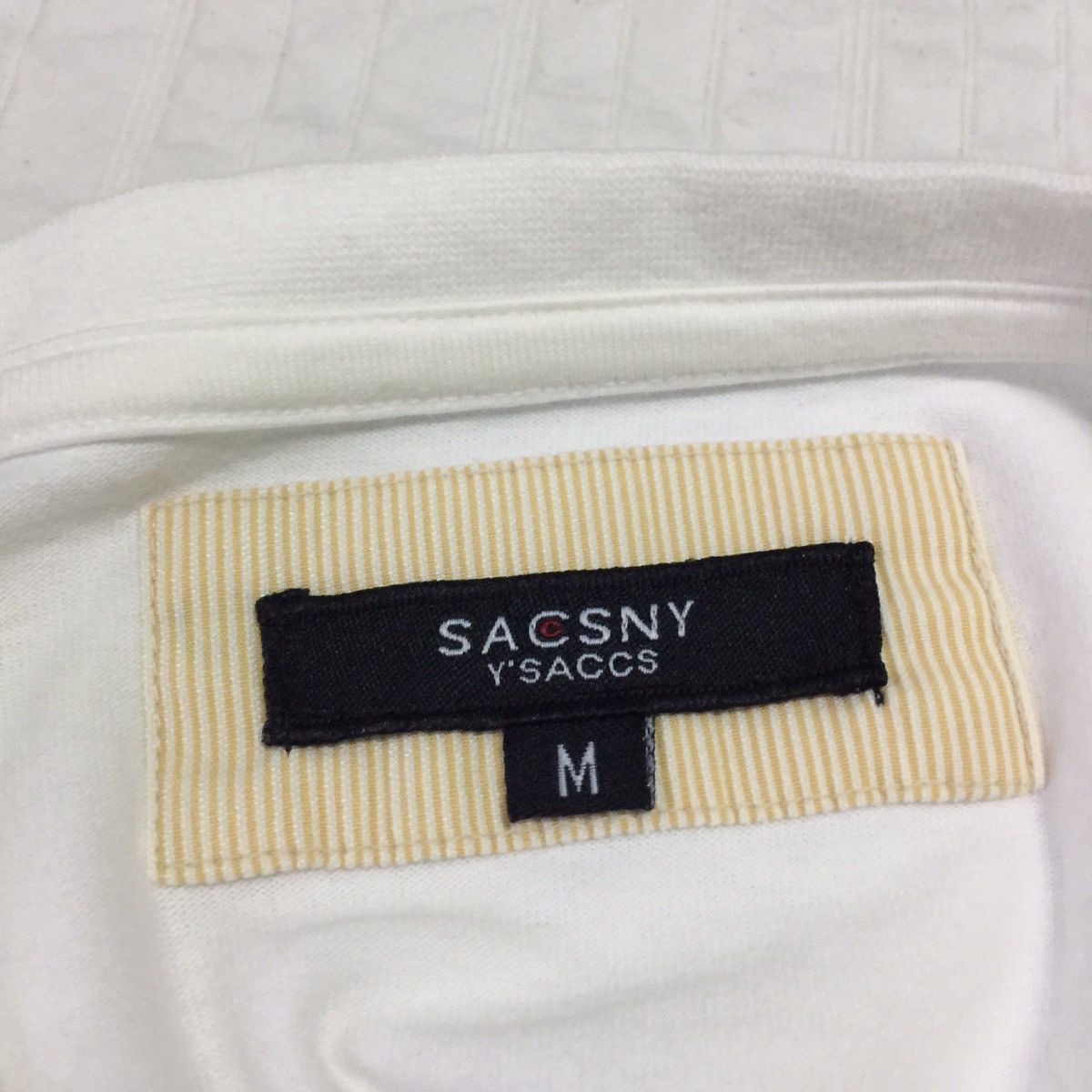 Yohji Yamamoto Yohji Yamamoto Sacsny y’saccs tee Size US M / EU 48-50 / 2 - 8 Thumbnail