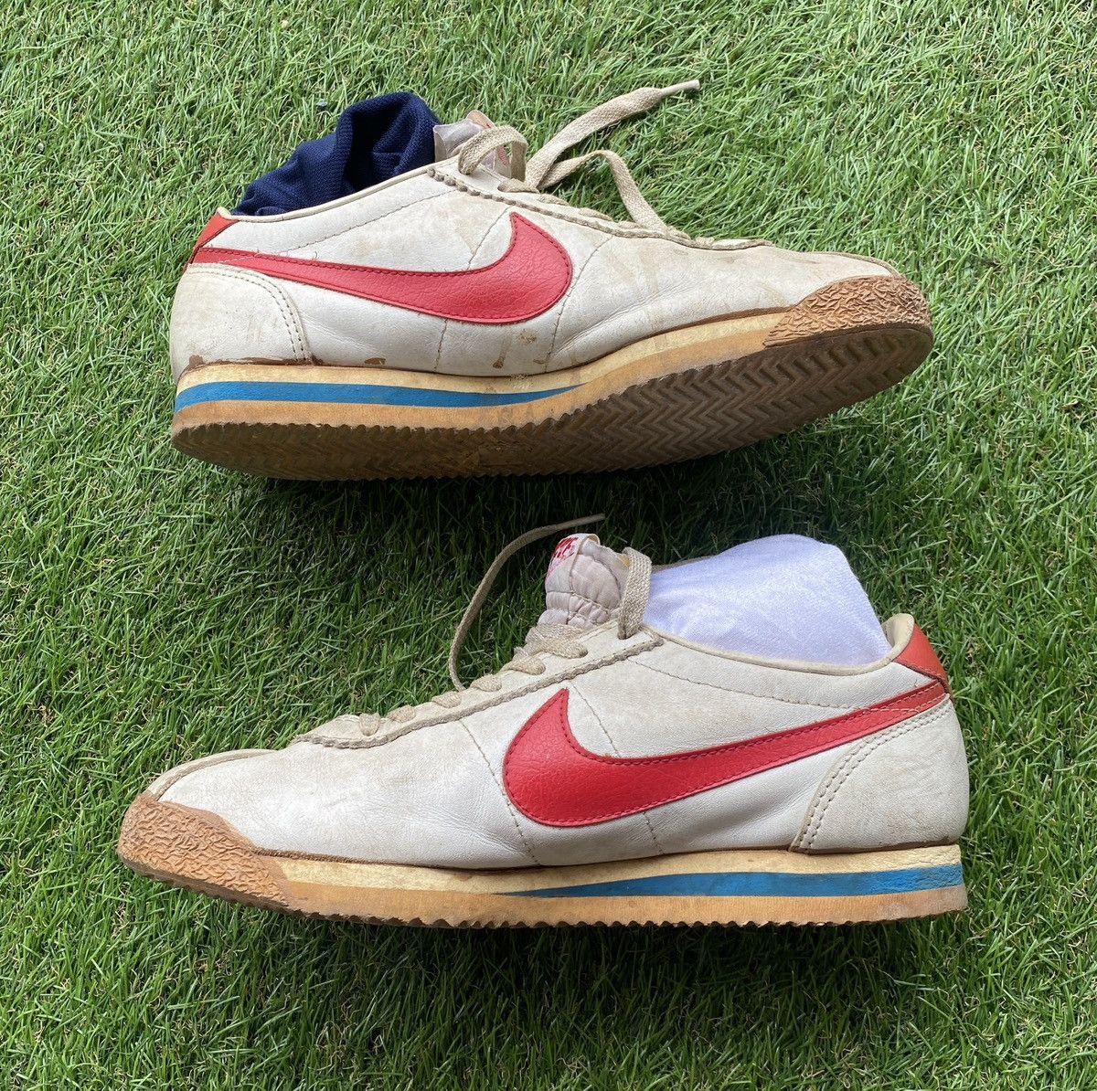 Vintage VINTAGE 80’ NIKE CORTEZ SNEAKER Size US 9.5 / EU 42-43 - 5 Thumbnail