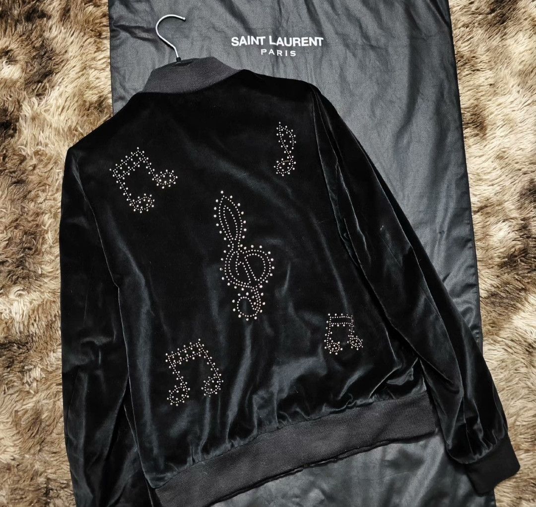 Saint Laurent Paris Saint Laurent Note Velvet Jacket Size US M / EU 48-50 / 2 - 2 Thumbnail
