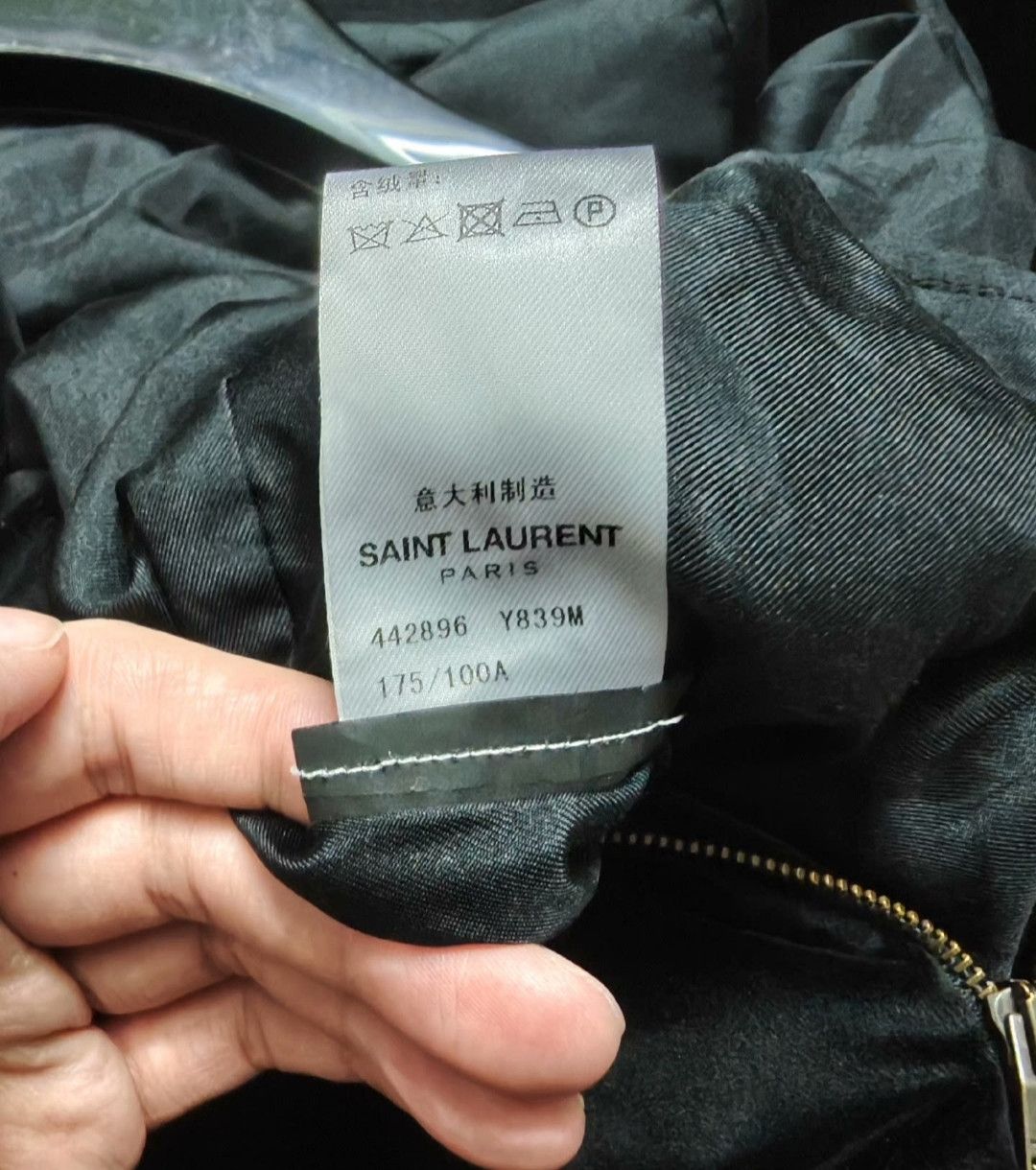 Saint Laurent Paris Saint Laurent Note Velvet Jacket Size US M / EU 48-50 / 2 - 6 Thumbnail