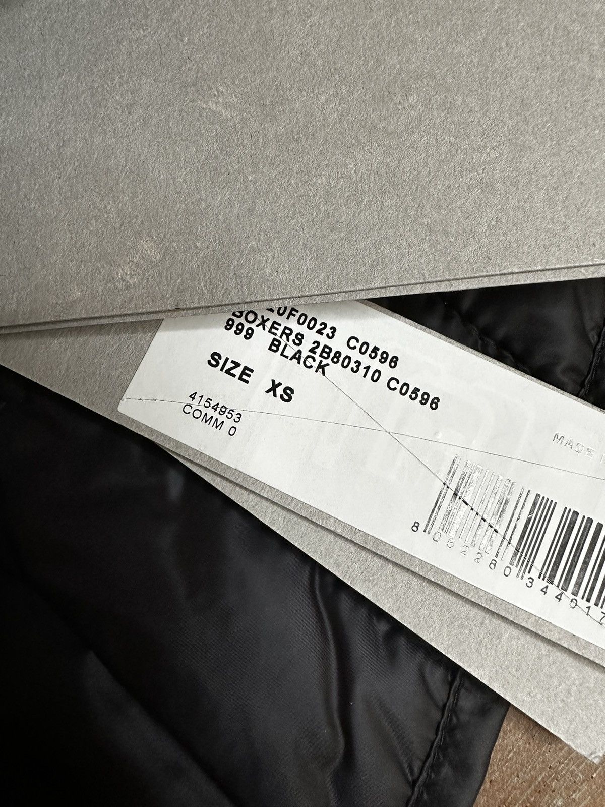 Moncler × Rick Owens Very rare Rick Owens x Moncler quilted boxer shorts Size US 28 / EU 44 - 7 Thumbnail