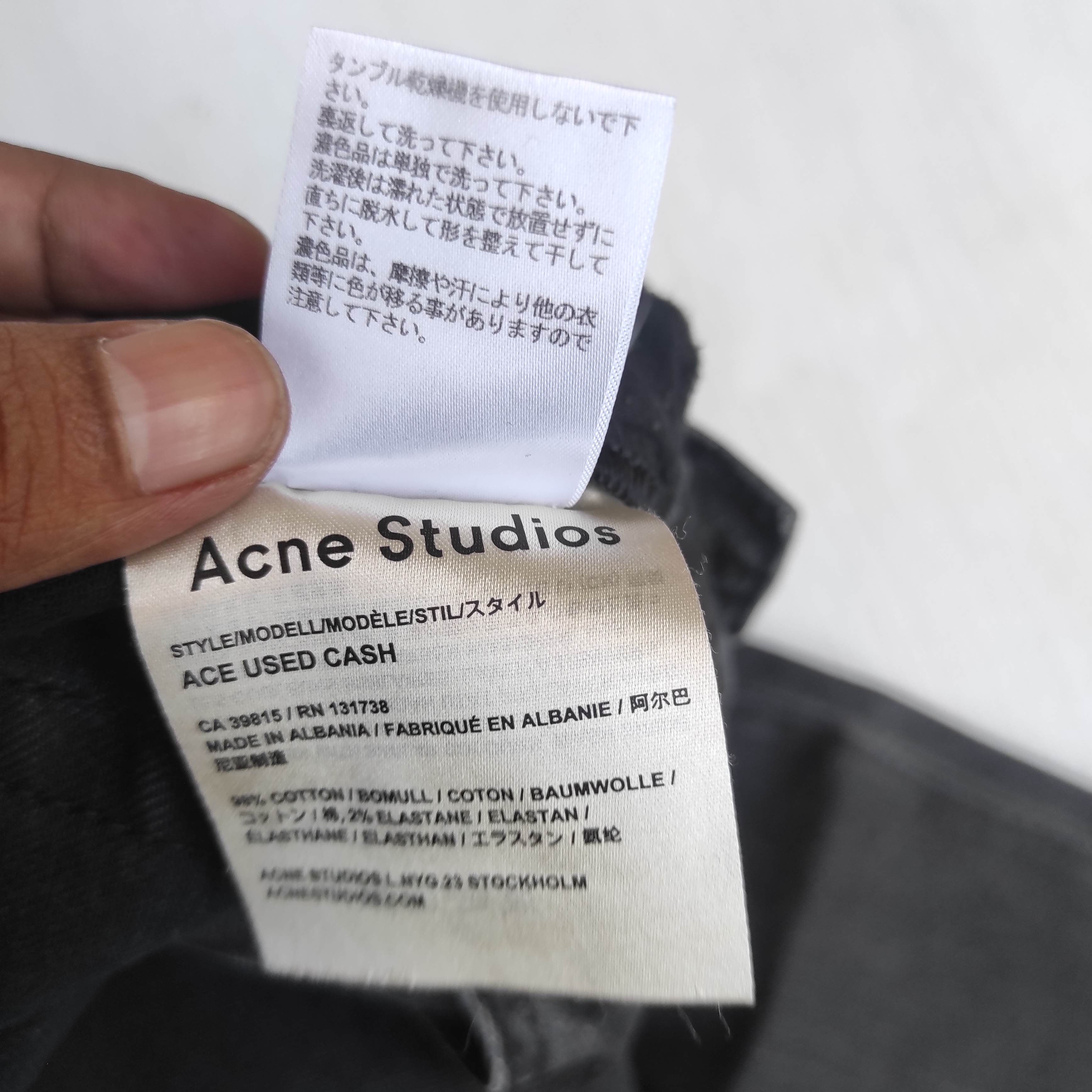 Acne Studios × Japanese Brand Acne Studios Jeans Size US 29 - 11 Thumbnail