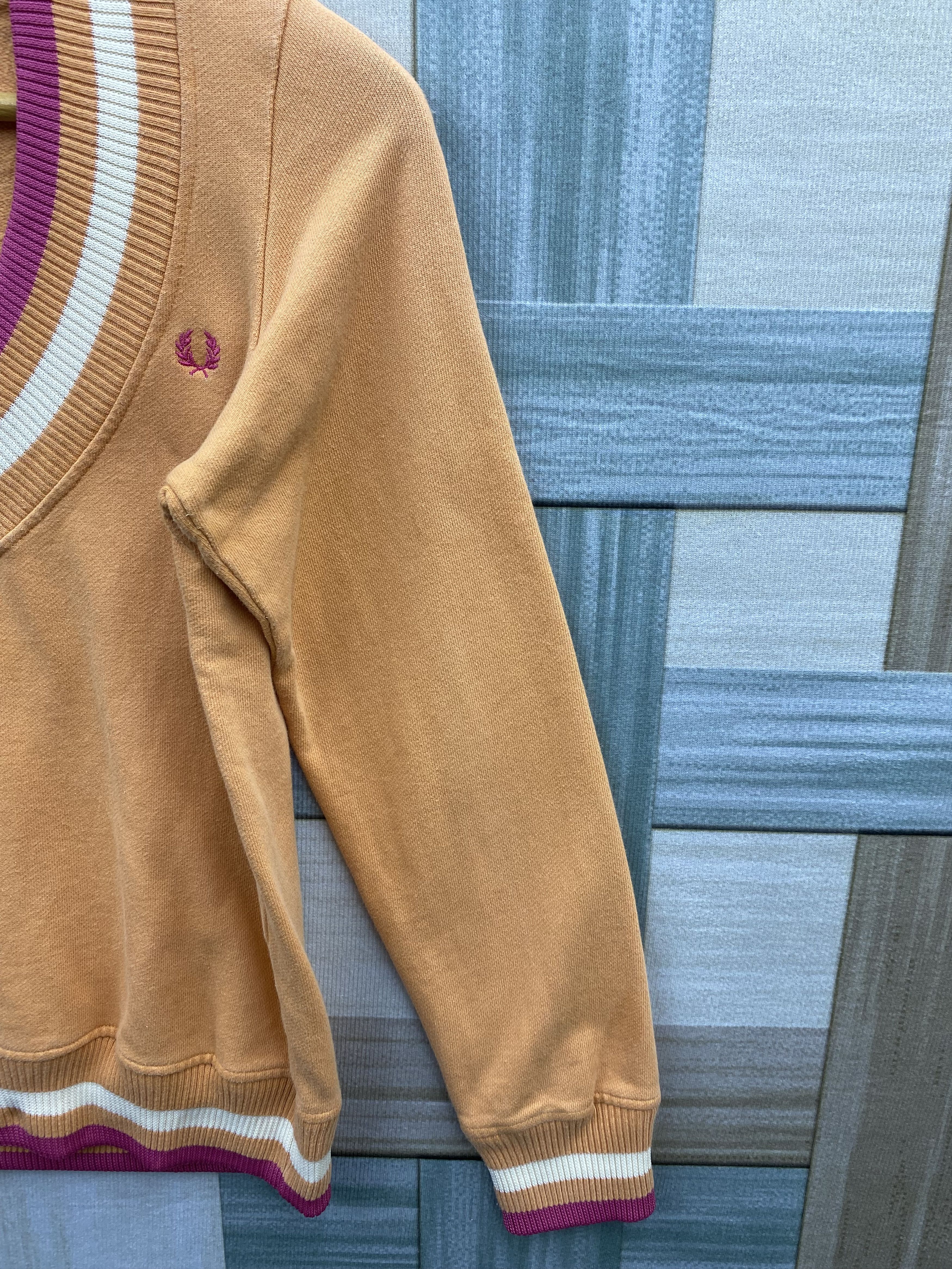Fred Perry Fred Perry Open Neck Jumper Sweatshirt Size M / US 6-8 / IT 42-44 - 6 Thumbnail