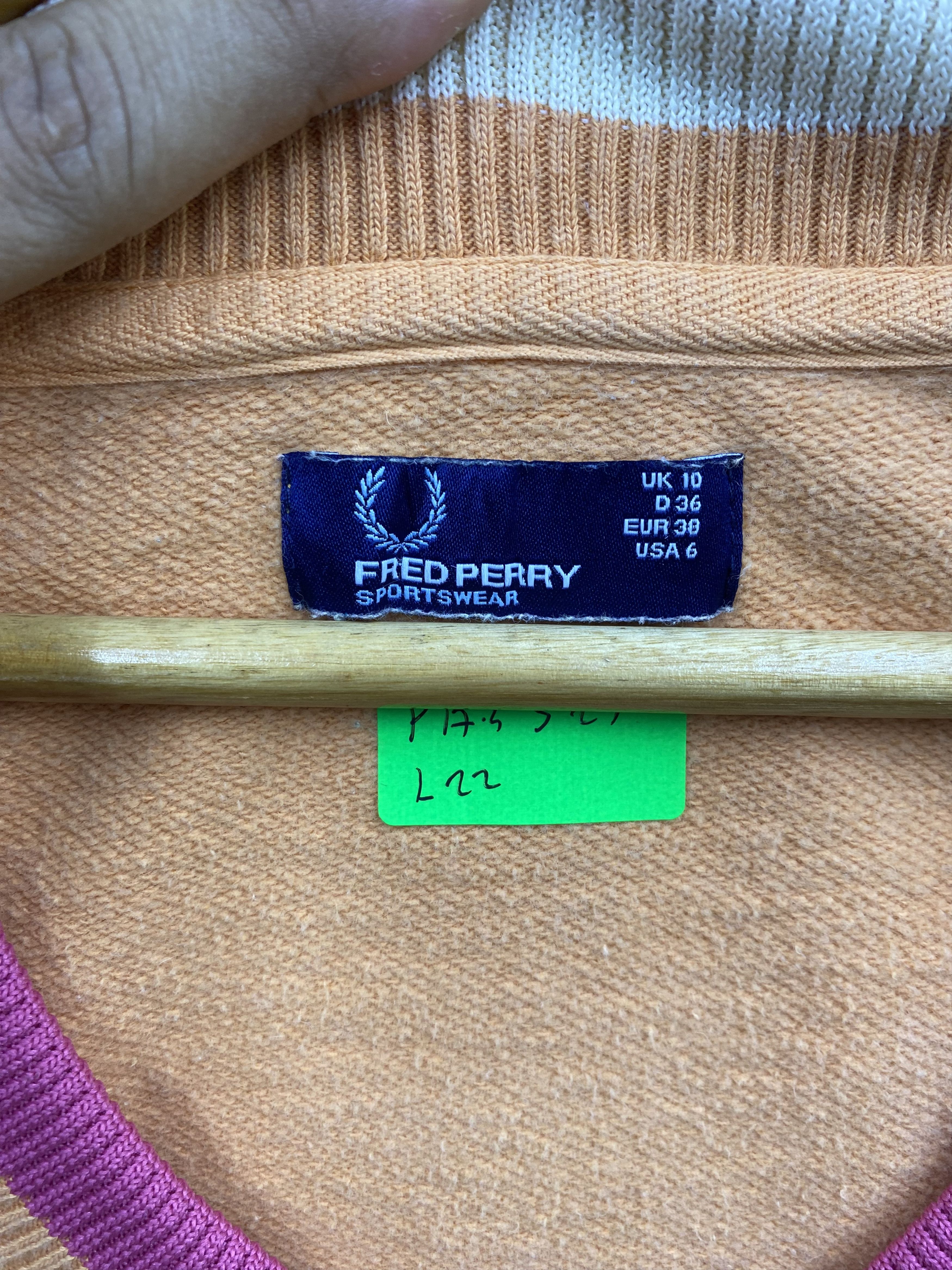 Fred Perry Fred Perry Open Neck Jumper Sweatshirt Size M / US 6-8 / IT 42-44 - 9 Thumbnail