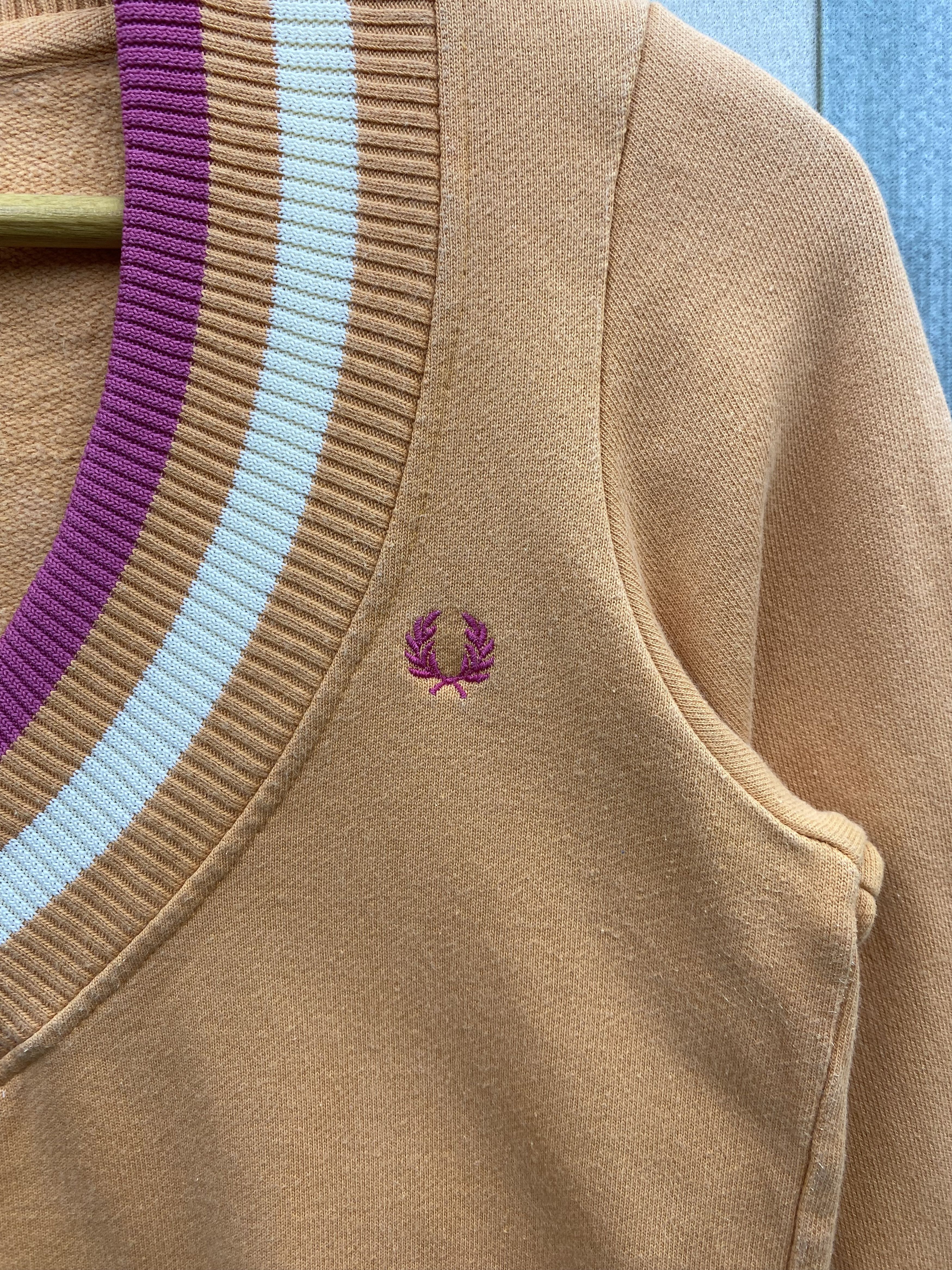 Fred Perry Fred Perry Open Neck Jumper Sweatshirt Size M / US 6-8 / IT 42-44 - 4 Thumbnail