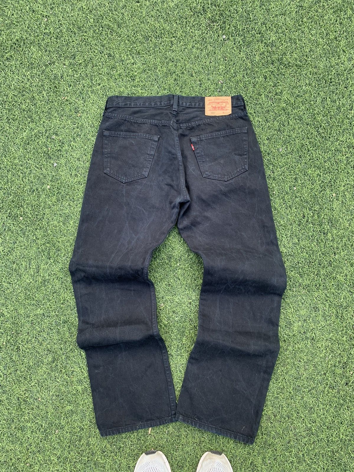 Levi's × Vintage Vintage Levi’s Baggy Denim Jeans 501 Black Y2K USA Size US 34 / EU 50 - 2 Thumbnail
