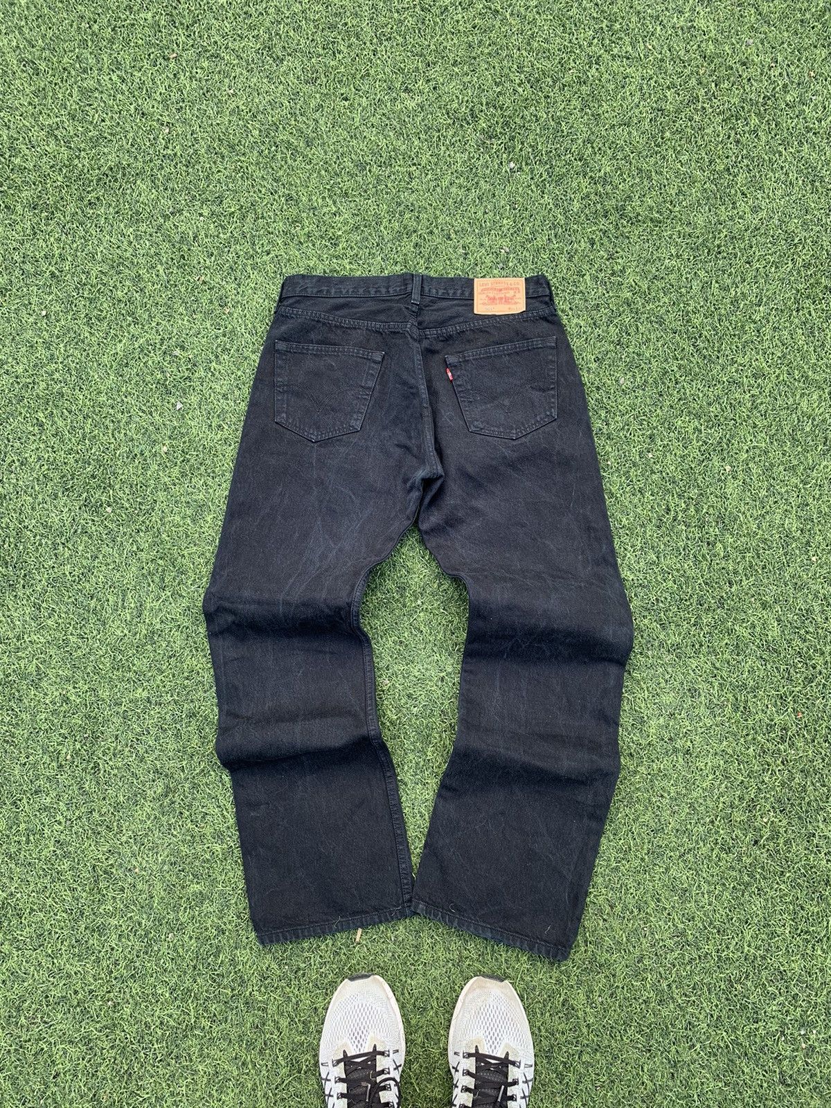 Levi's × Vintage Vintage Levi’s Baggy Denim Jeans 501 Black Y2K USA Size US 34 / EU 50 - 1 Thumbnail