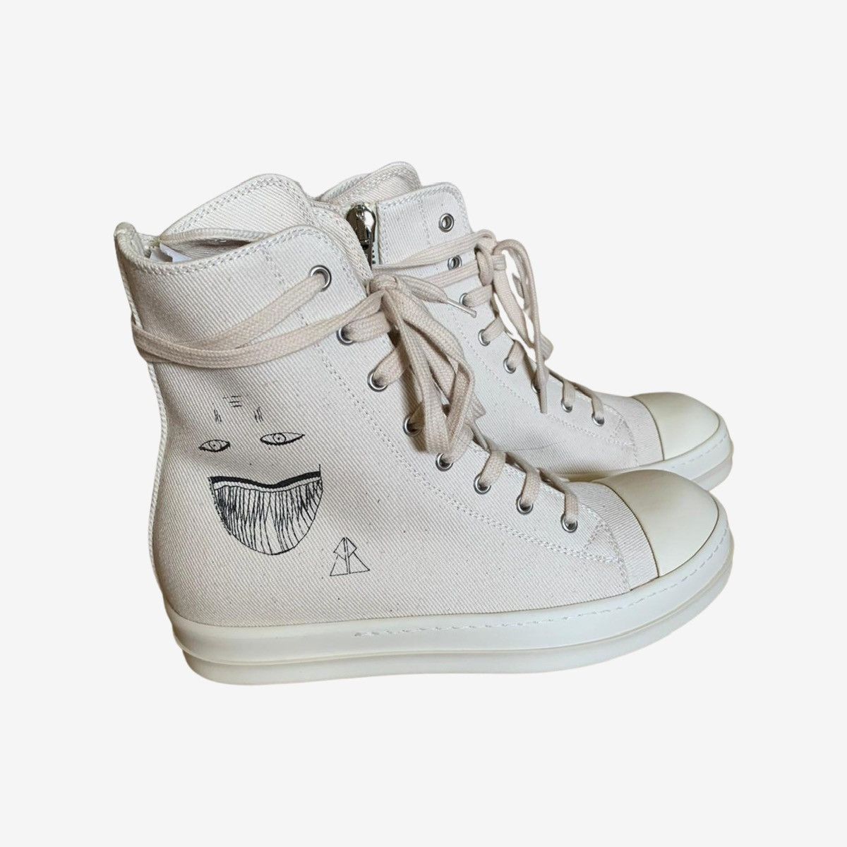 Rick Owens Drkshdw Rick Owens DRKSHDW Vegan 🌱 Ramones Size US 6.5 / EU 39-40 - 1 Thumbnail
