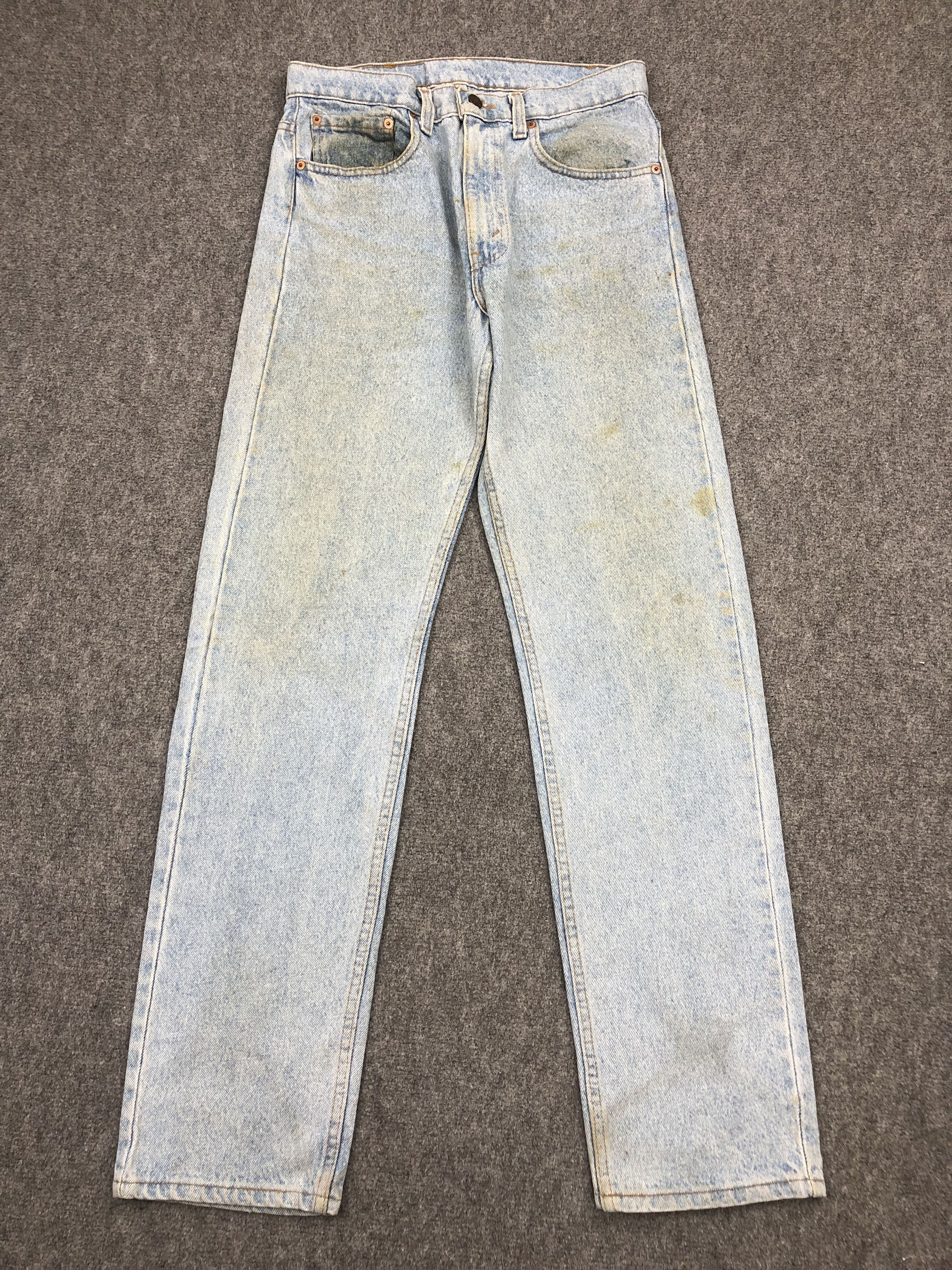 Levi's × Vintage Vintage 90s Levis 505 Light Wash Jeans Size US 32 / EU 48 - 1 Thumbnail