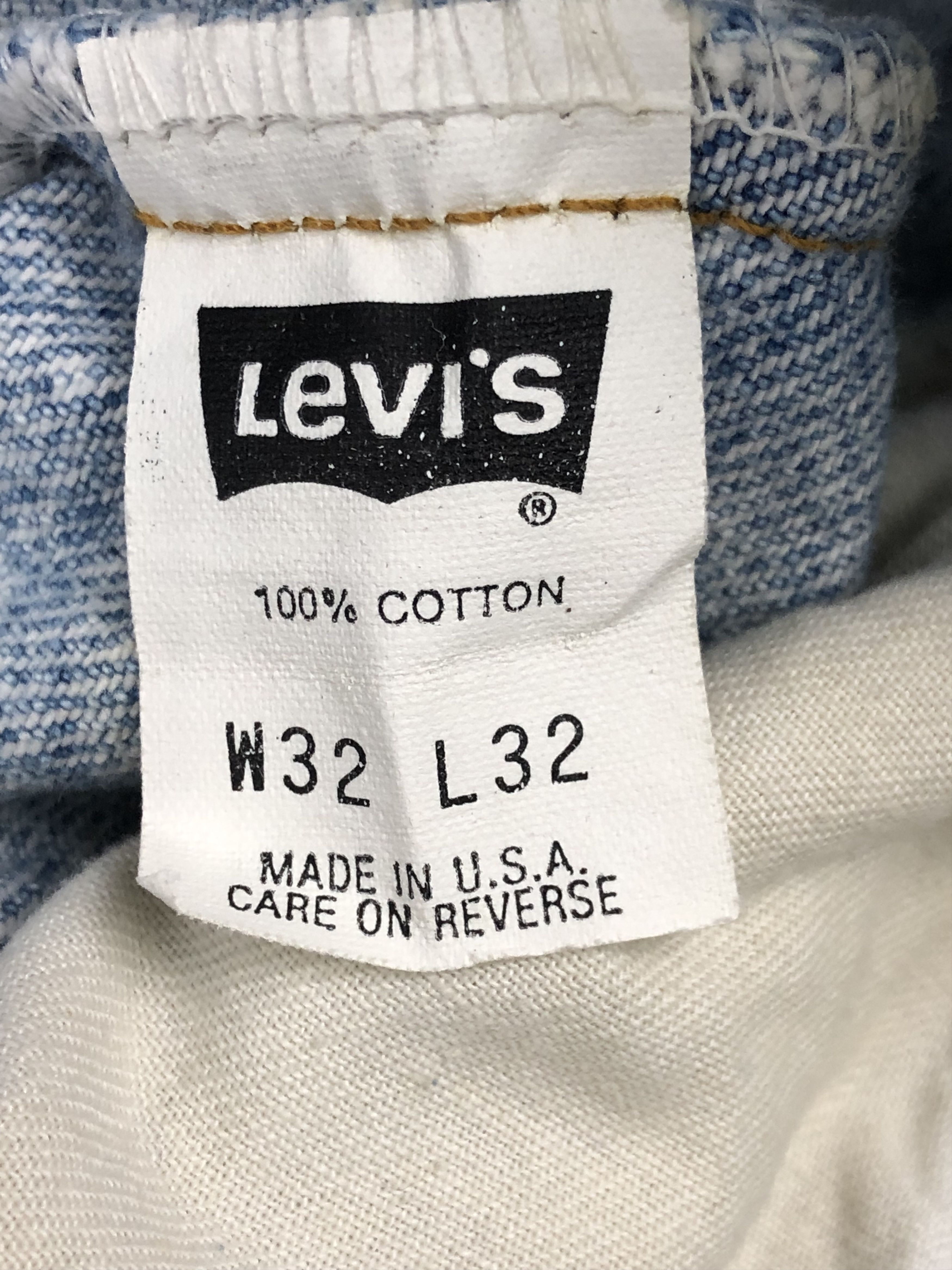 Levi's × Vintage Vintage 90s Levis 505 Light Wash Jeans Size US 32 / EU 48 - 6 Thumbnail