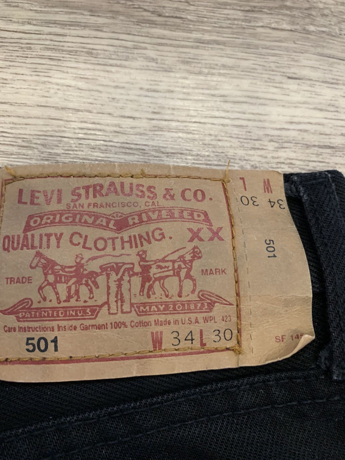 Levi's × Vintage Vintage Levi’s Denim Jeans 501 Size 34 Made In USA Y2K Size US 34 / EU 50 - 3 Thumbnail