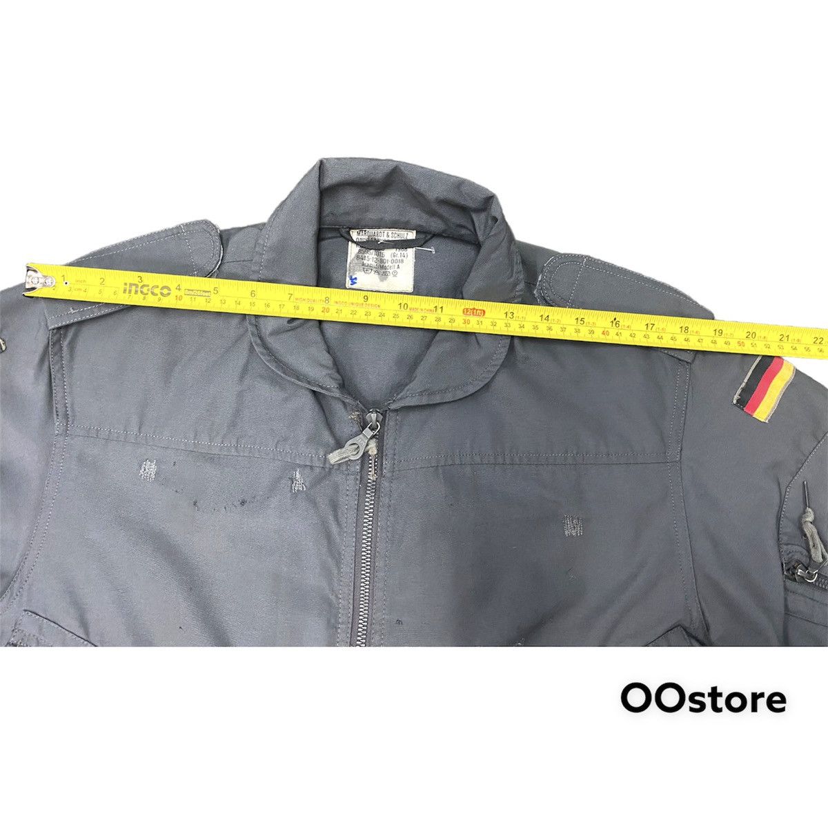 Vintage Vintage 80s German army parachute Size US 42 / EU 58 - 11 Thumbnail