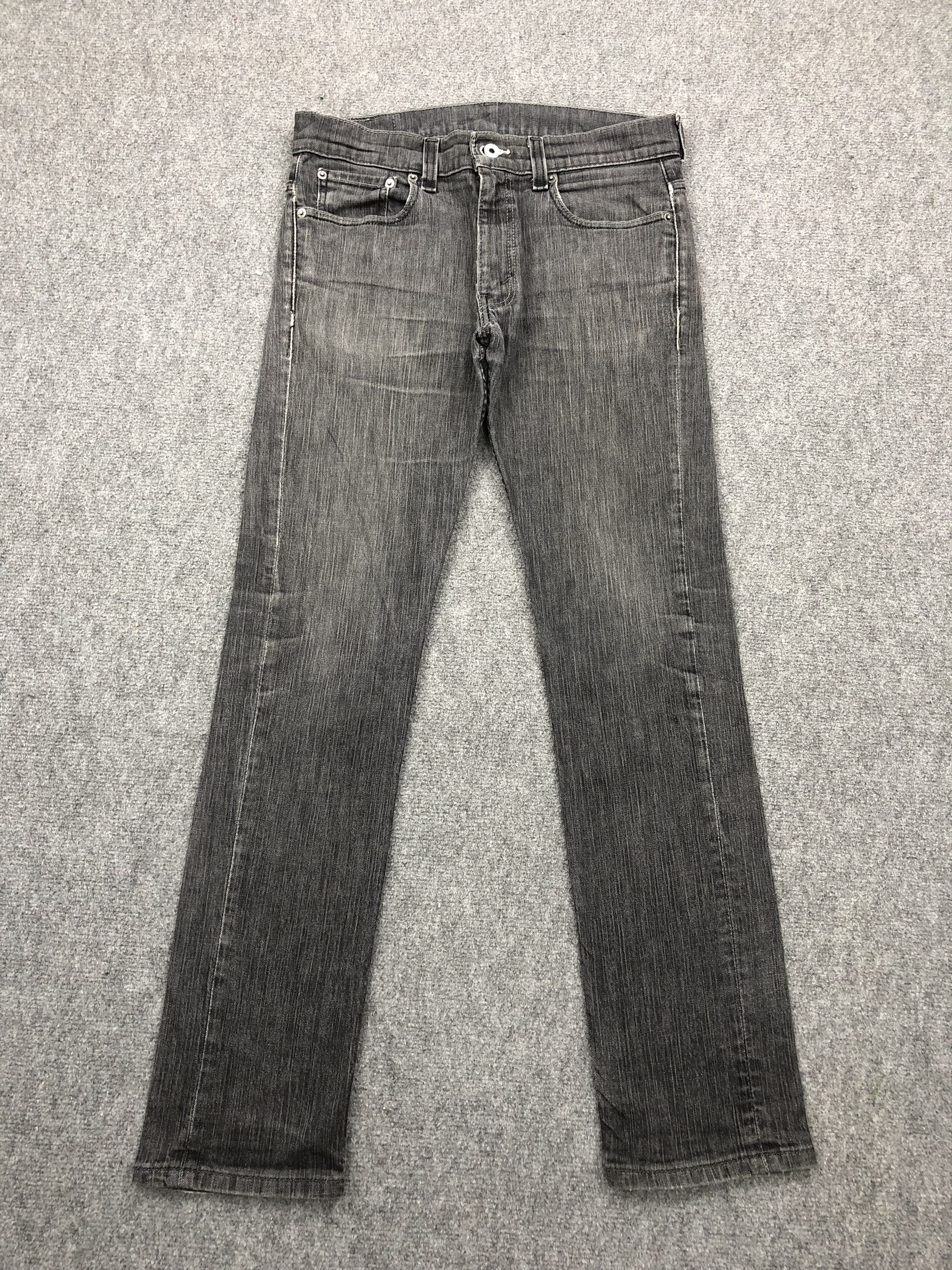 image of Levis 511 Faded Black Jeans, Men's (Size 33)