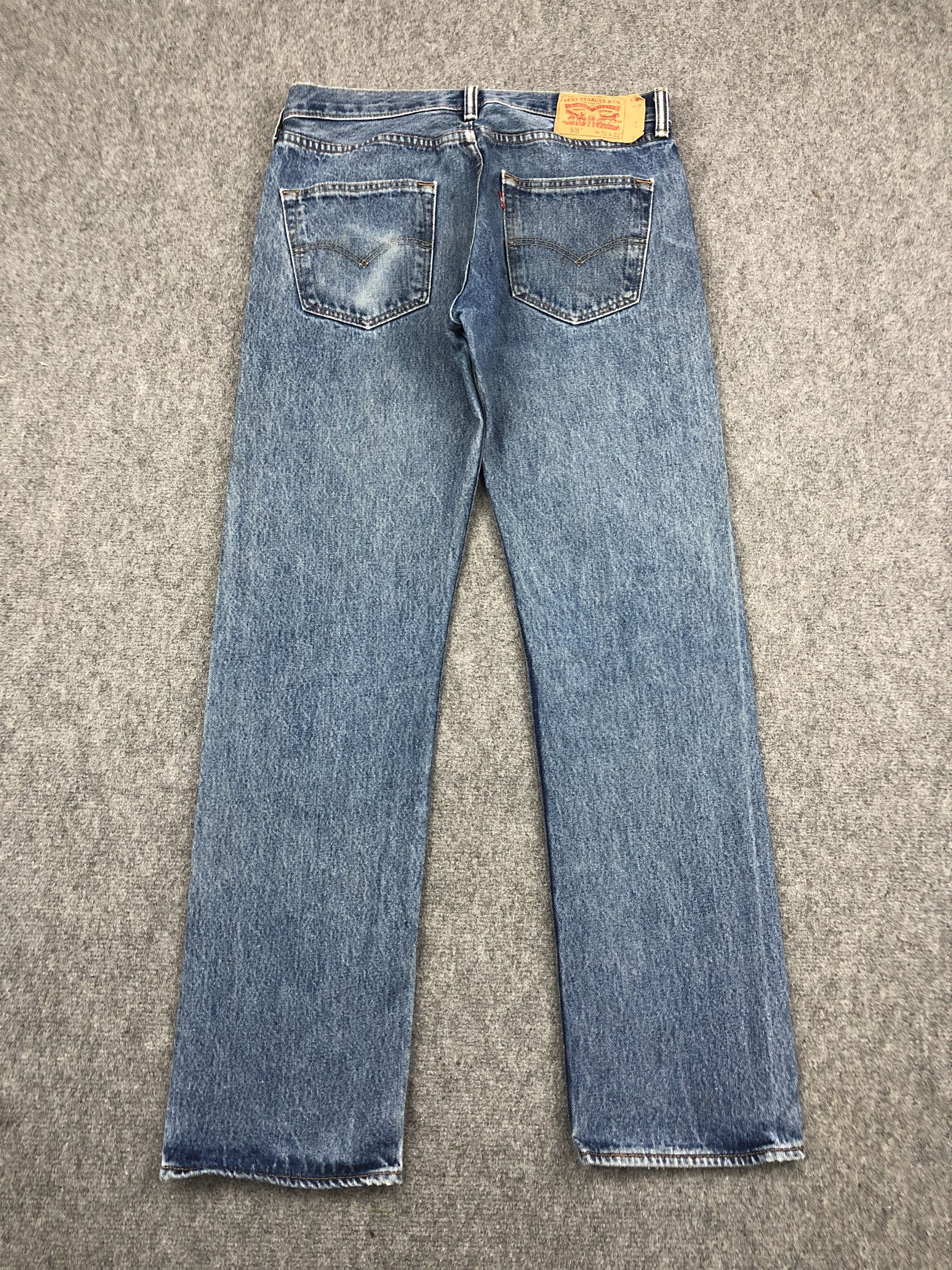Levi's Vintage Levis 501 Faded Blue Jeans DP1337 Size US 33 - 3 Thumbnail