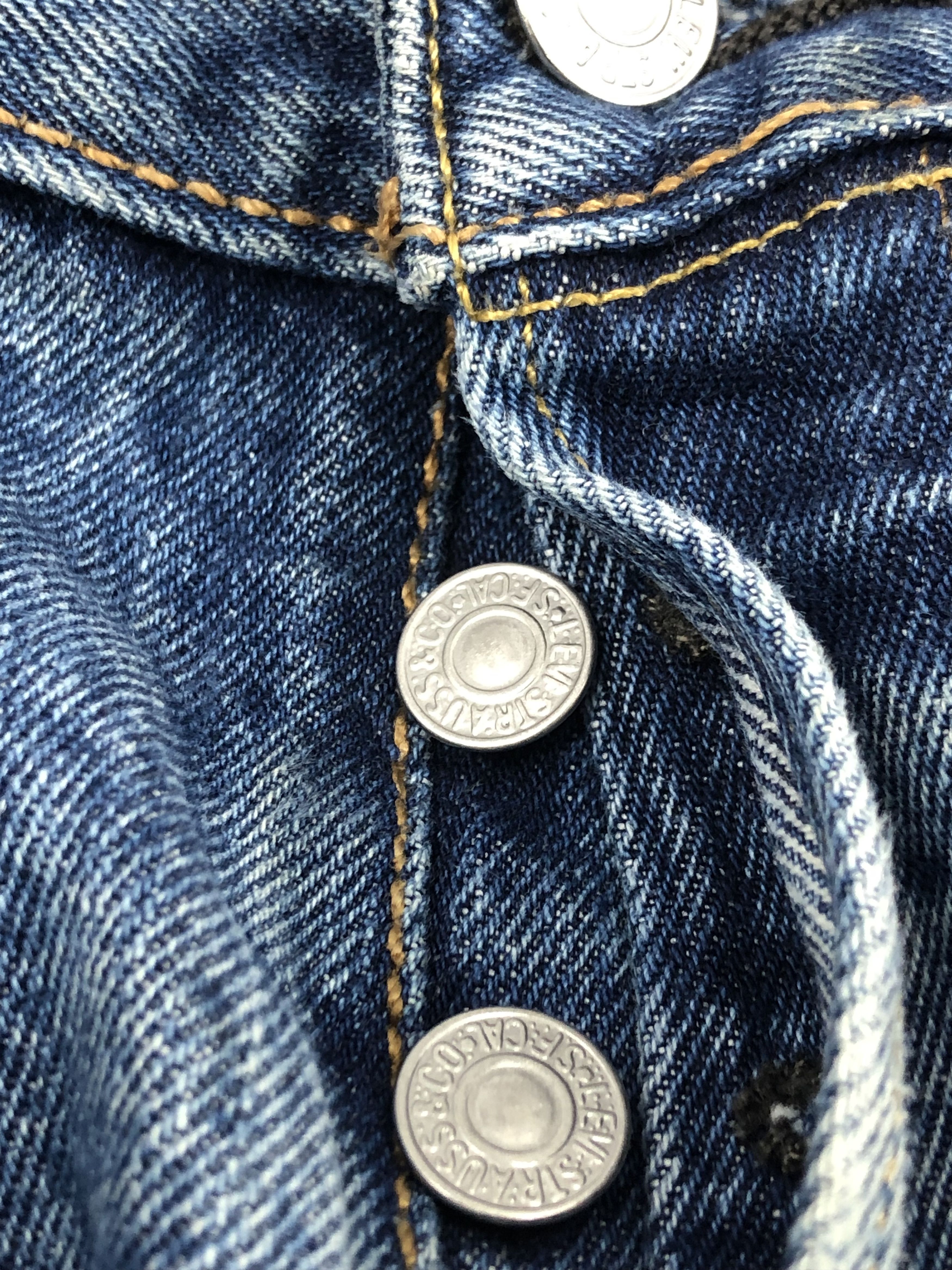 Levi's Vintage Levis 501 Faded Blue Jeans DP1337 Size US 33 - 11 Thumbnail