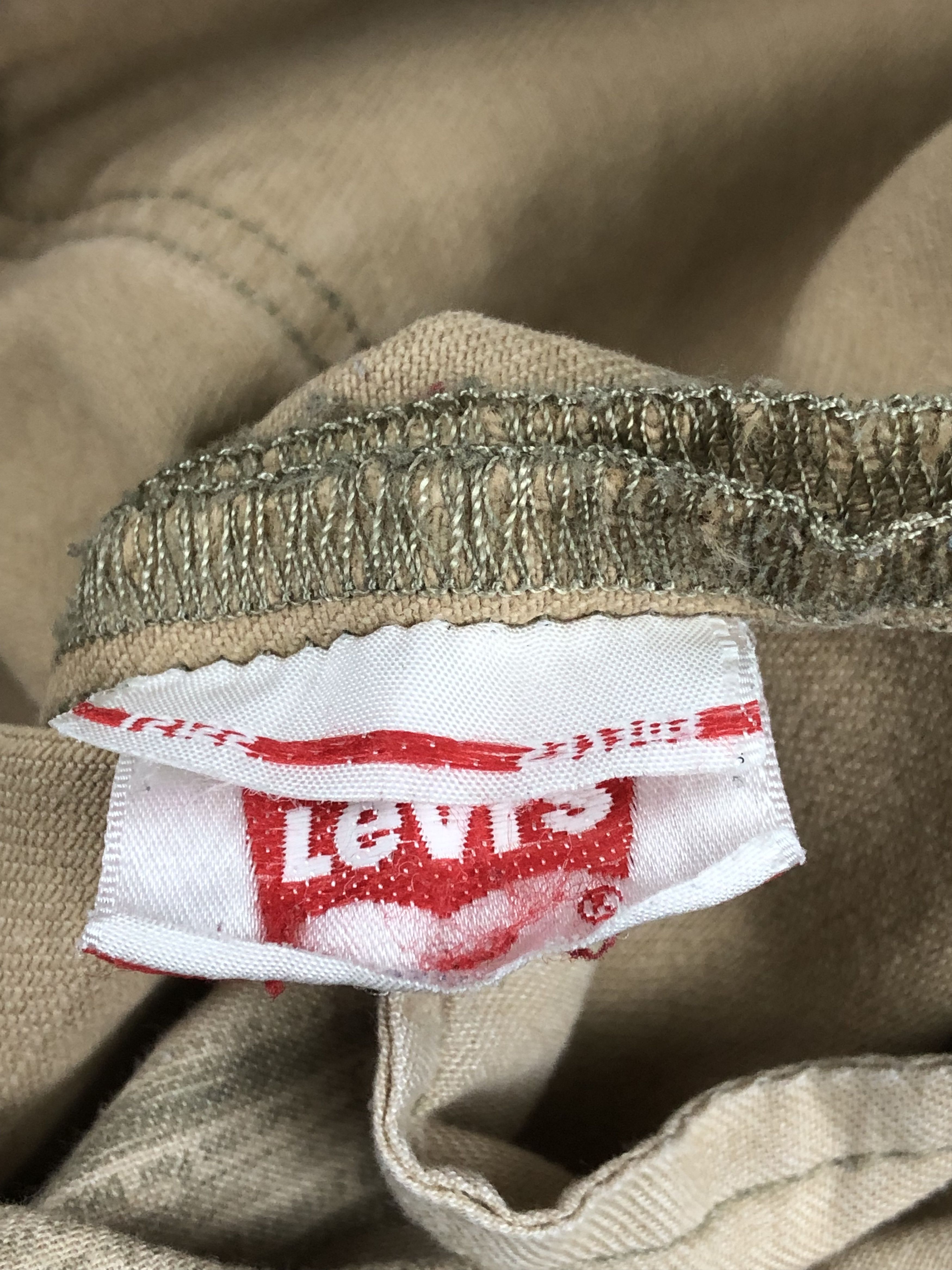 Levi's Vintage Levis 501 Khaki Colour Jeans DP1339 Size US 38 / EU 54 - 7 Thumbnail