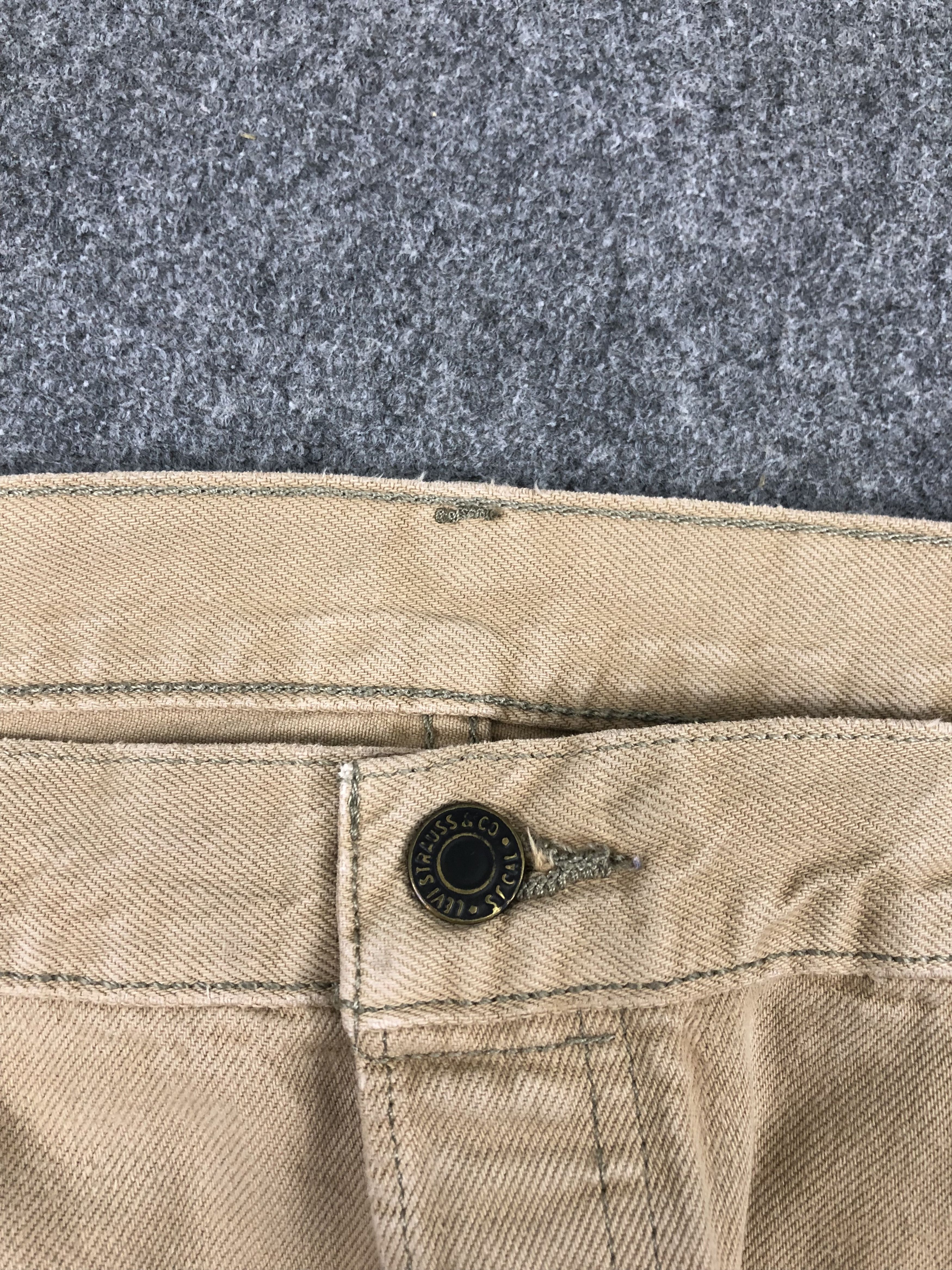 Levi's Vintage Levis 501 Khaki Colour Jeans DP1339 Size US 38 / EU 54 - 9 Thumbnail
