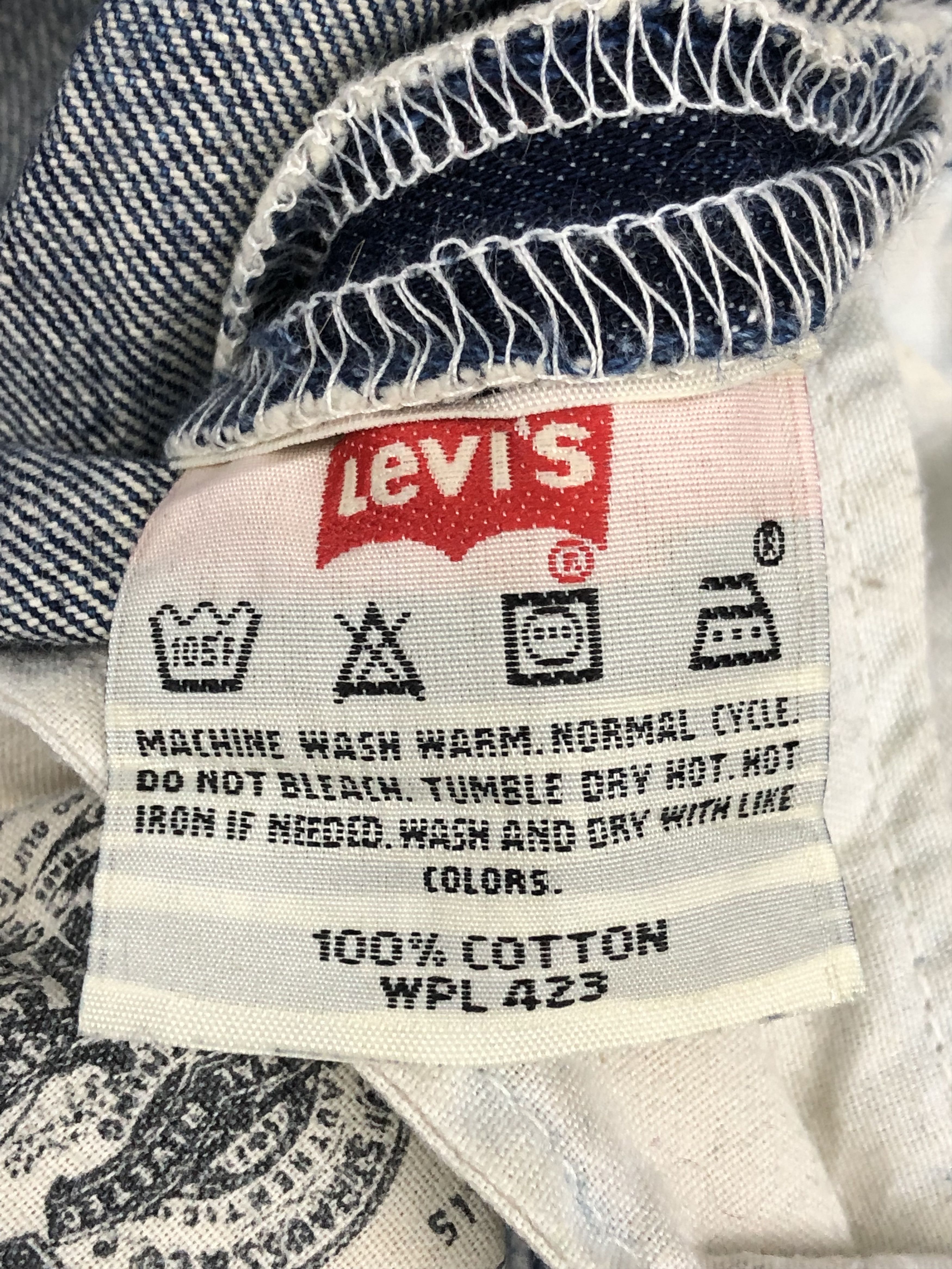 Levi's Vintage Distressed Levis 501 Faded Blue Jeans DP1340 Size US 36 / EU 52 - 7 Thumbnail