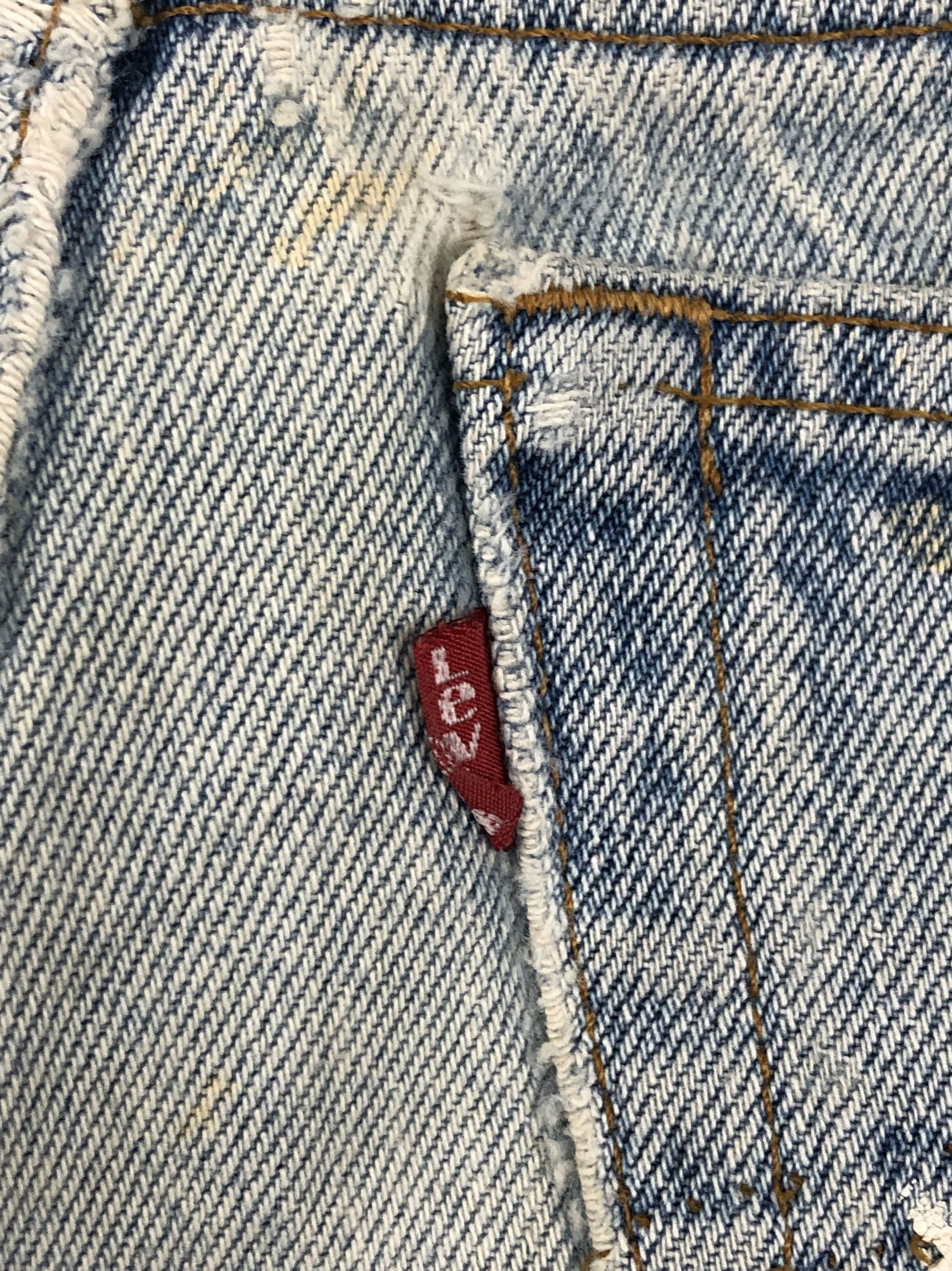 Levi's × Vintage Vintage Levis 501 Faded Blue Short Jeans DP1346 Size US 30 / EU 46 - 3 Thumbnail