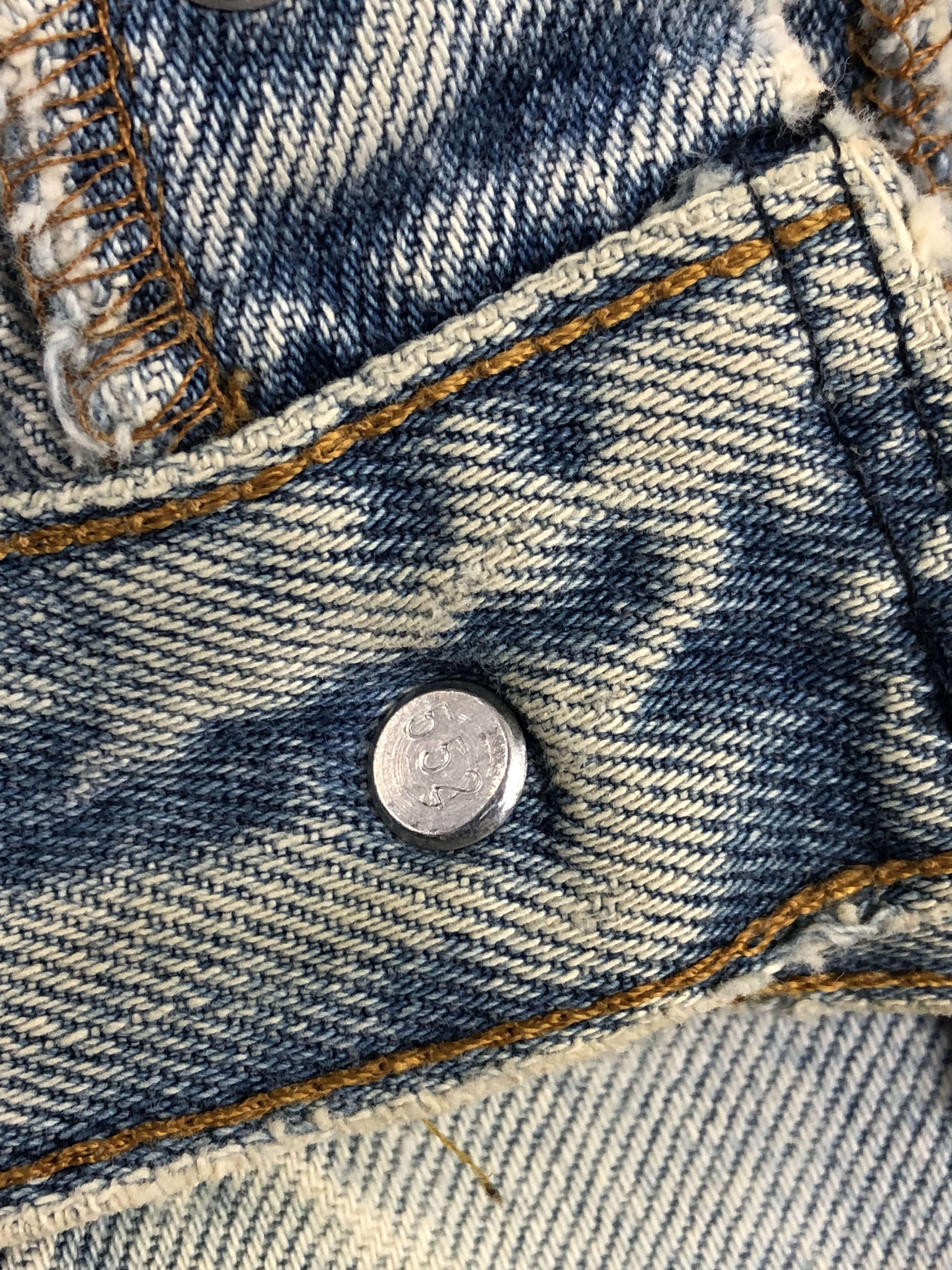 Levi's × Vintage Vintage Levis 501 Faded Blue Short Jeans DP1346 Size US 30 / EU 46 - 8 Thumbnail