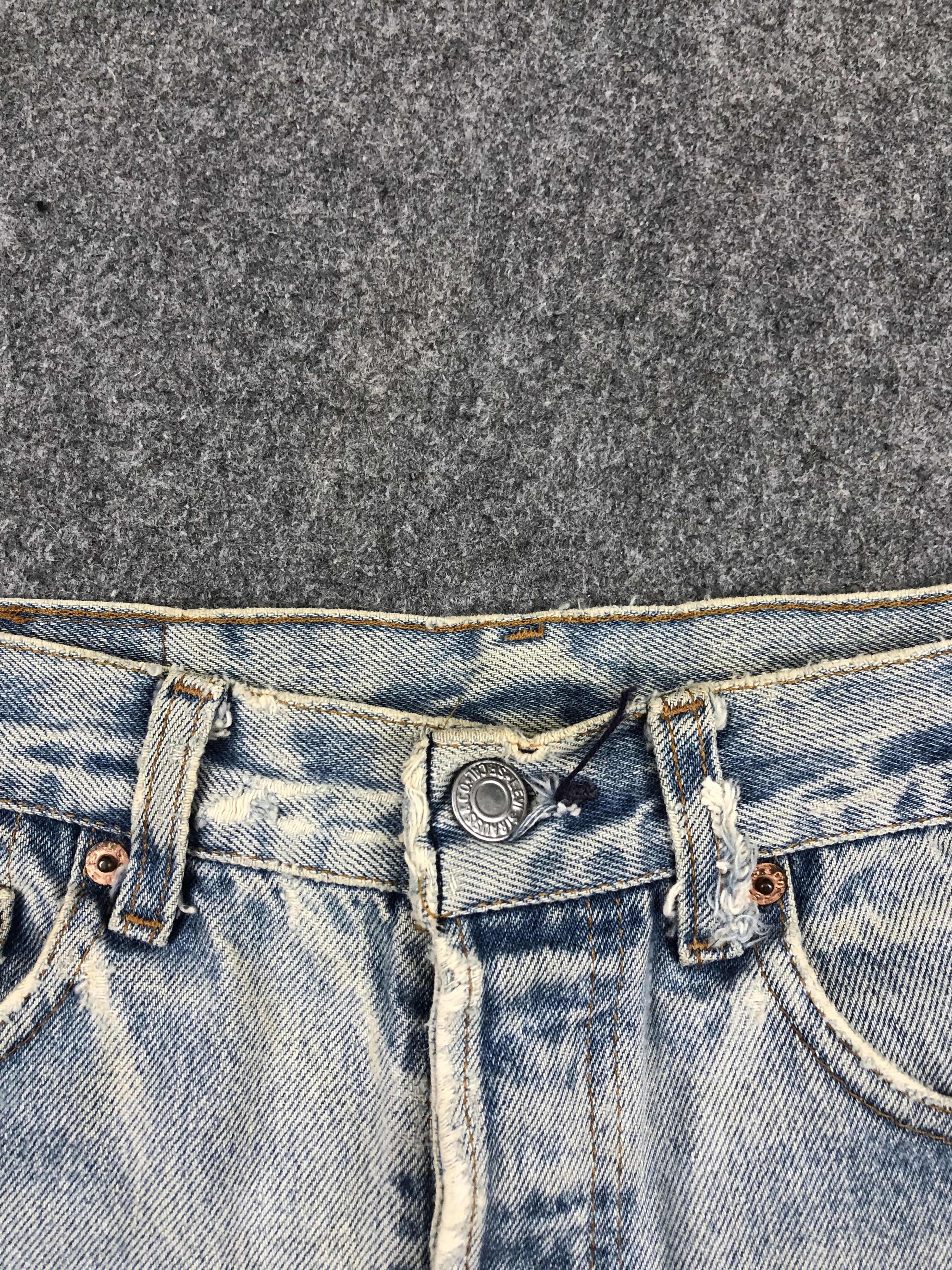 Levi's × Vintage Vintage Levis 501 Faded Blue Short Jeans DP1346 Size US 30 / EU 46 - 4 Thumbnail
