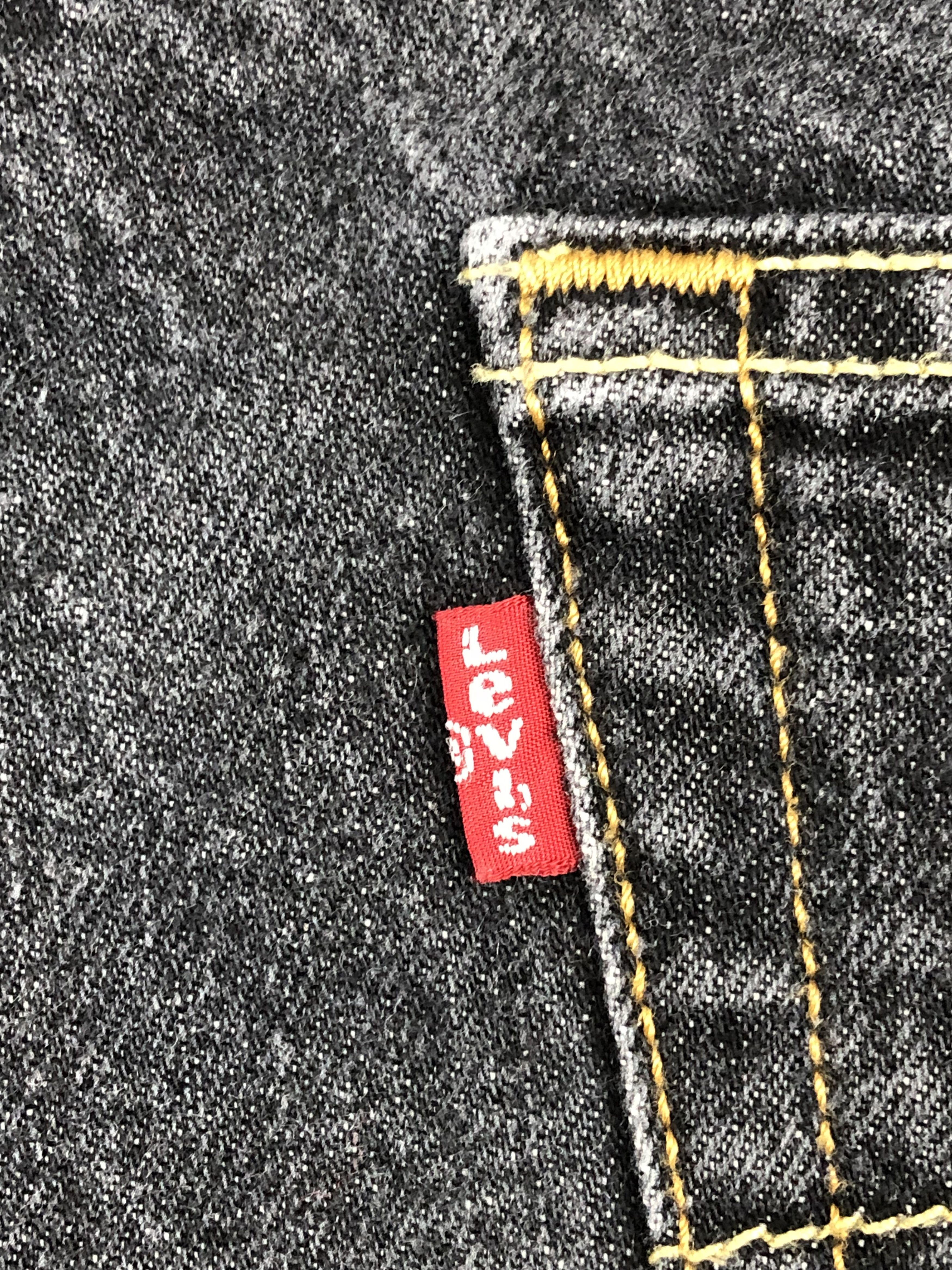 Levi's × Vintage Vintage Levis 501 Faded Black Short Jeans Size US 36 / EU 52 - 3 Thumbnail