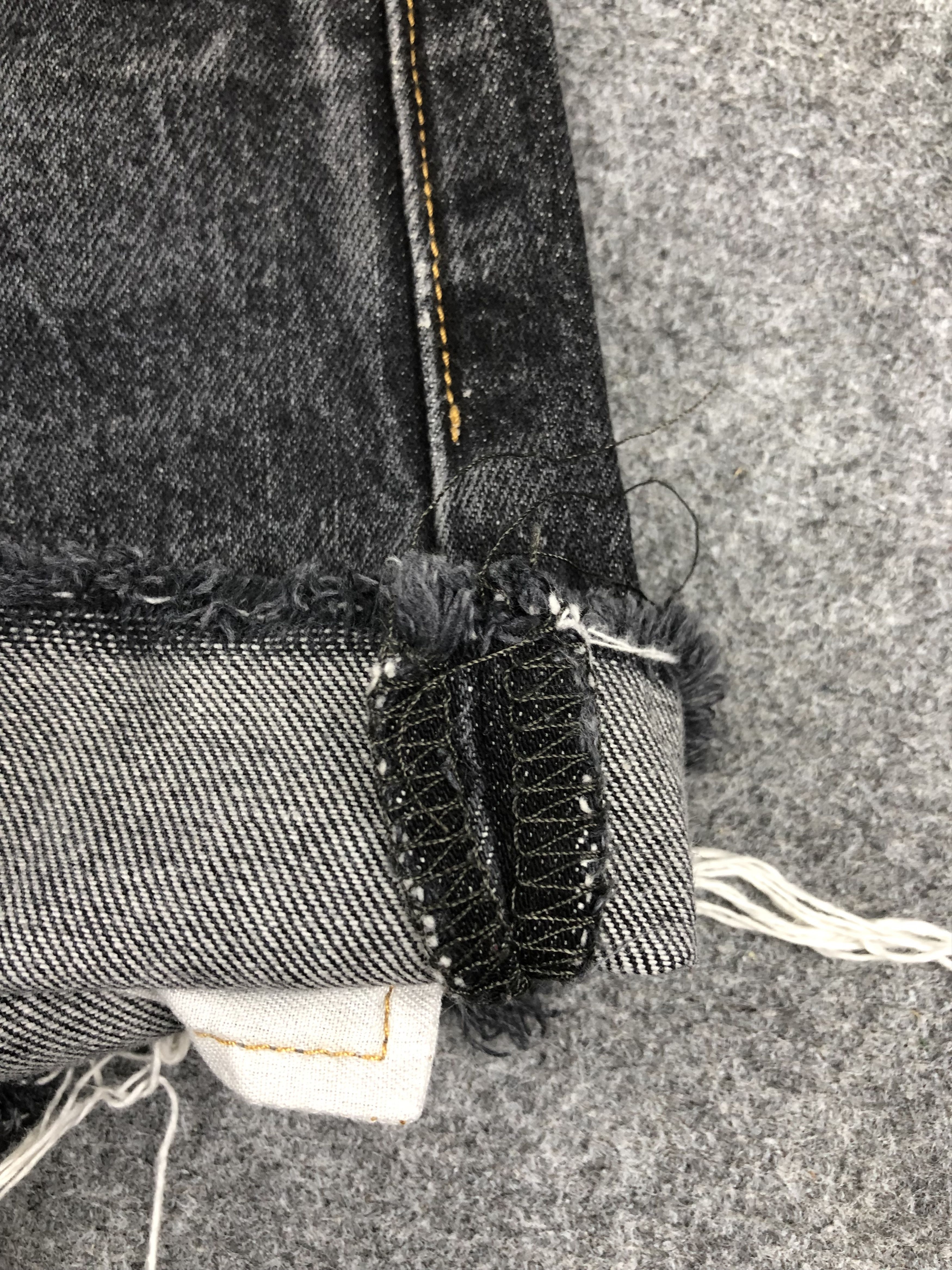 Levi's × Vintage Vintage Levis 501 Faded Black Short Jeans Size US 36 / EU 52 - 8 Thumbnail