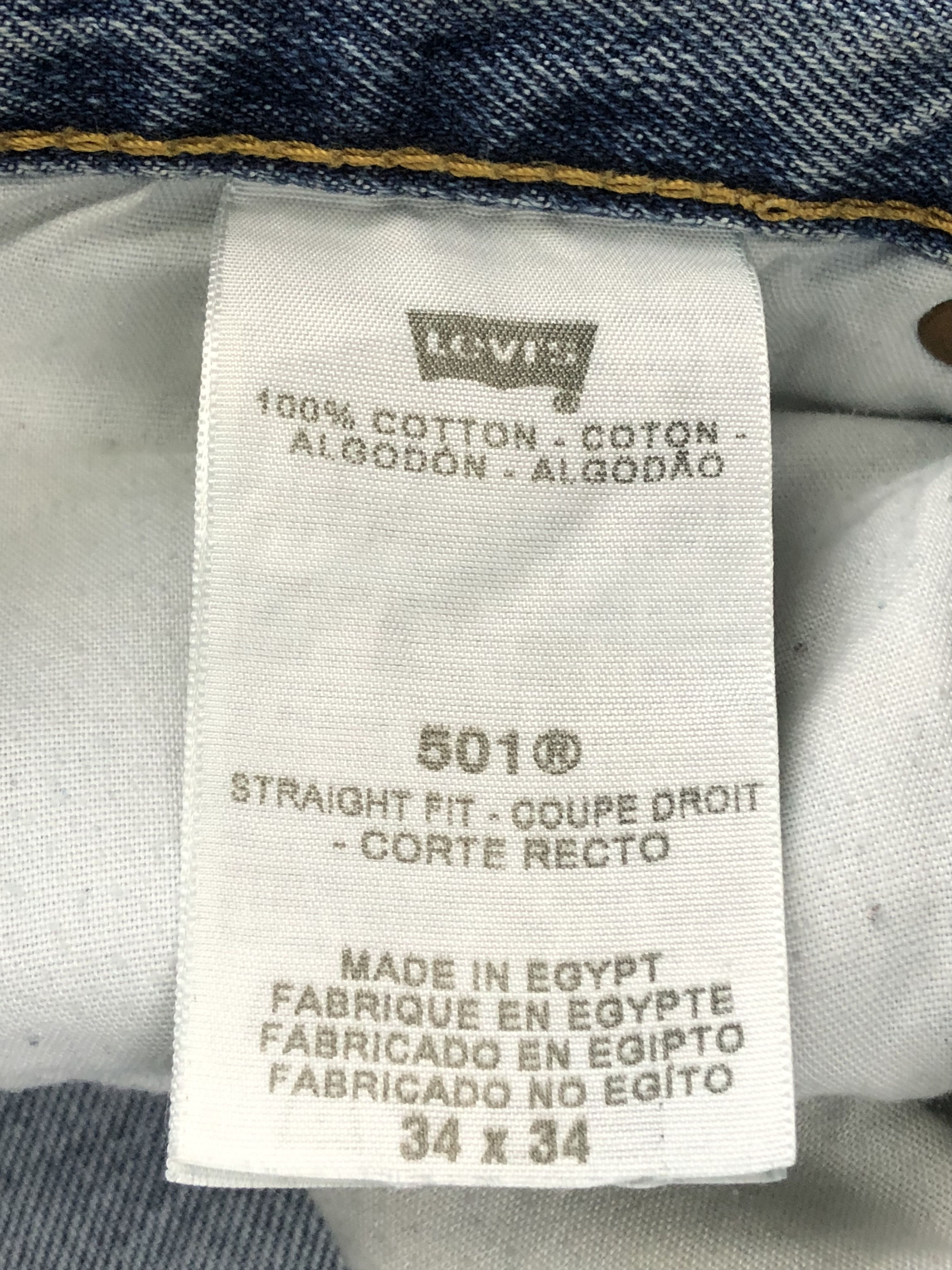Levi's Vintage Levis 501 Splatter Paint Faded Blue Jeans DP1349 Size US 30 / EU 46 - 6 Thumbnail