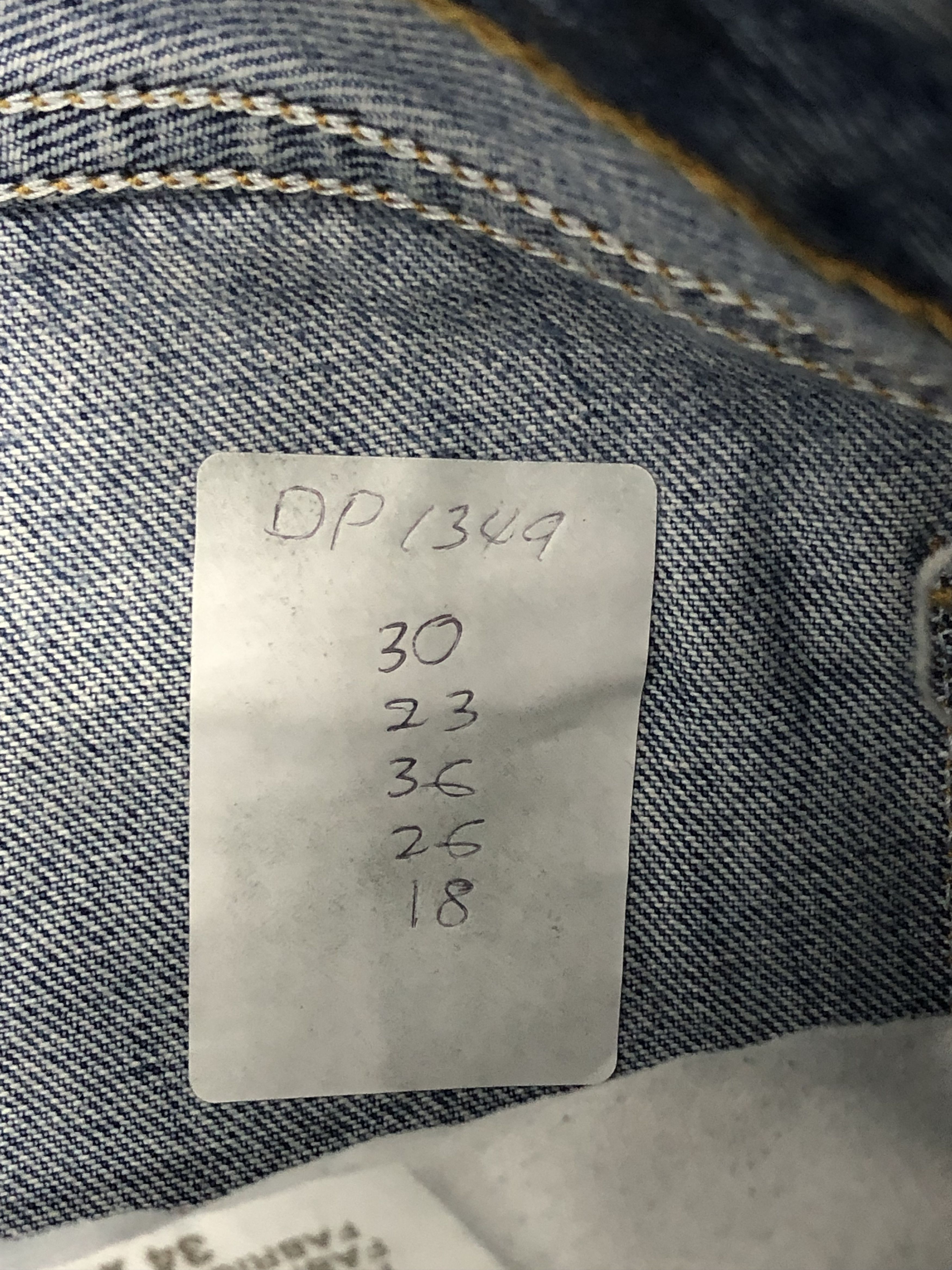 Levi's Vintage Levis 501 Splatter Paint Faded Blue Jeans DP1349 Size US 30 / EU 46 - 14 Thumbnail