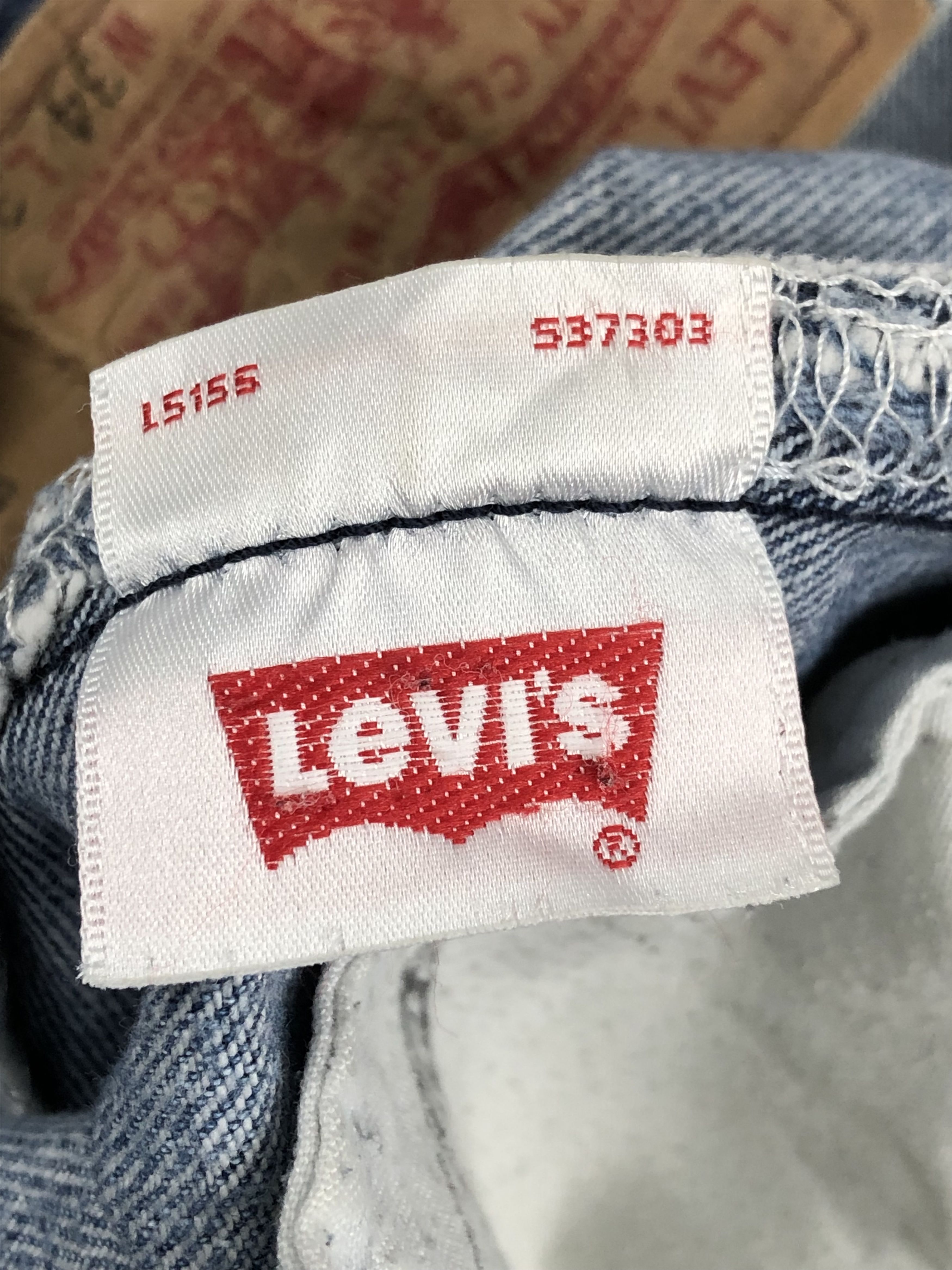 Levi's Vintage Levis 501 Splatter Paint Faded Blue Jeans DP1349 Size US 30 / EU 46 - 8 Thumbnail