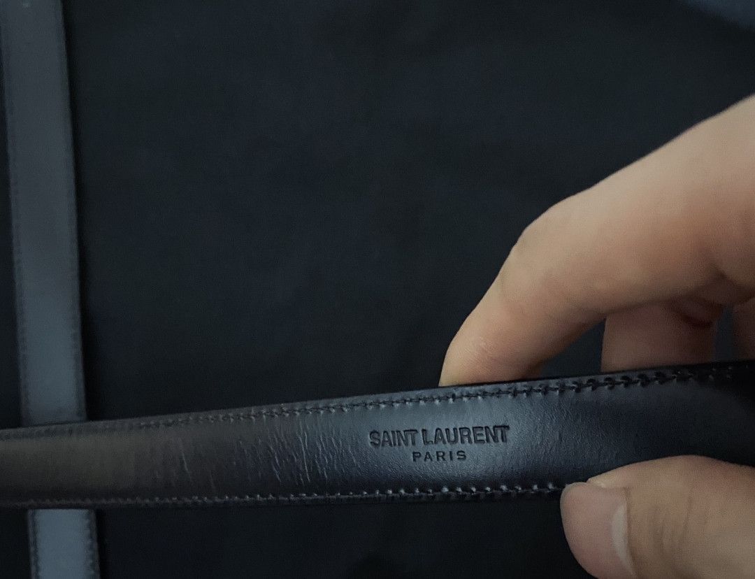 Saint Laurent Paris Saint Laurent Carved belt Size 28 - 4 Thumbnail