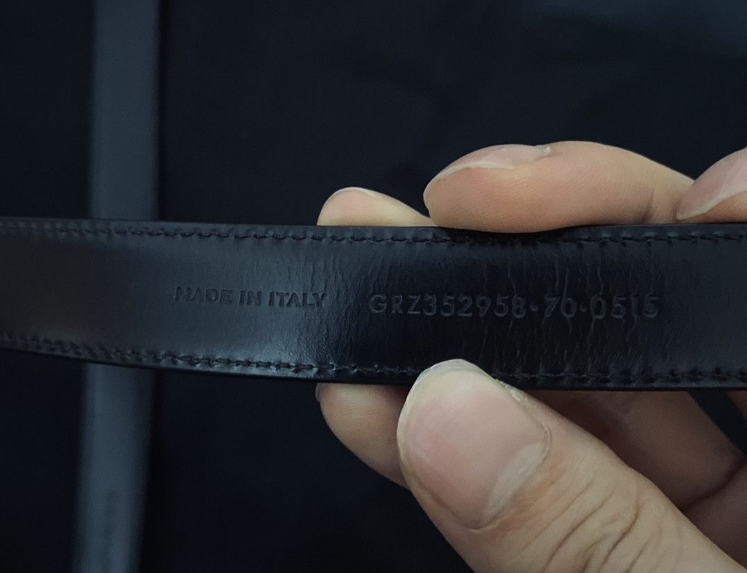 Saint Laurent Paris Saint Laurent Carved belt Size 28 - 5 Thumbnail