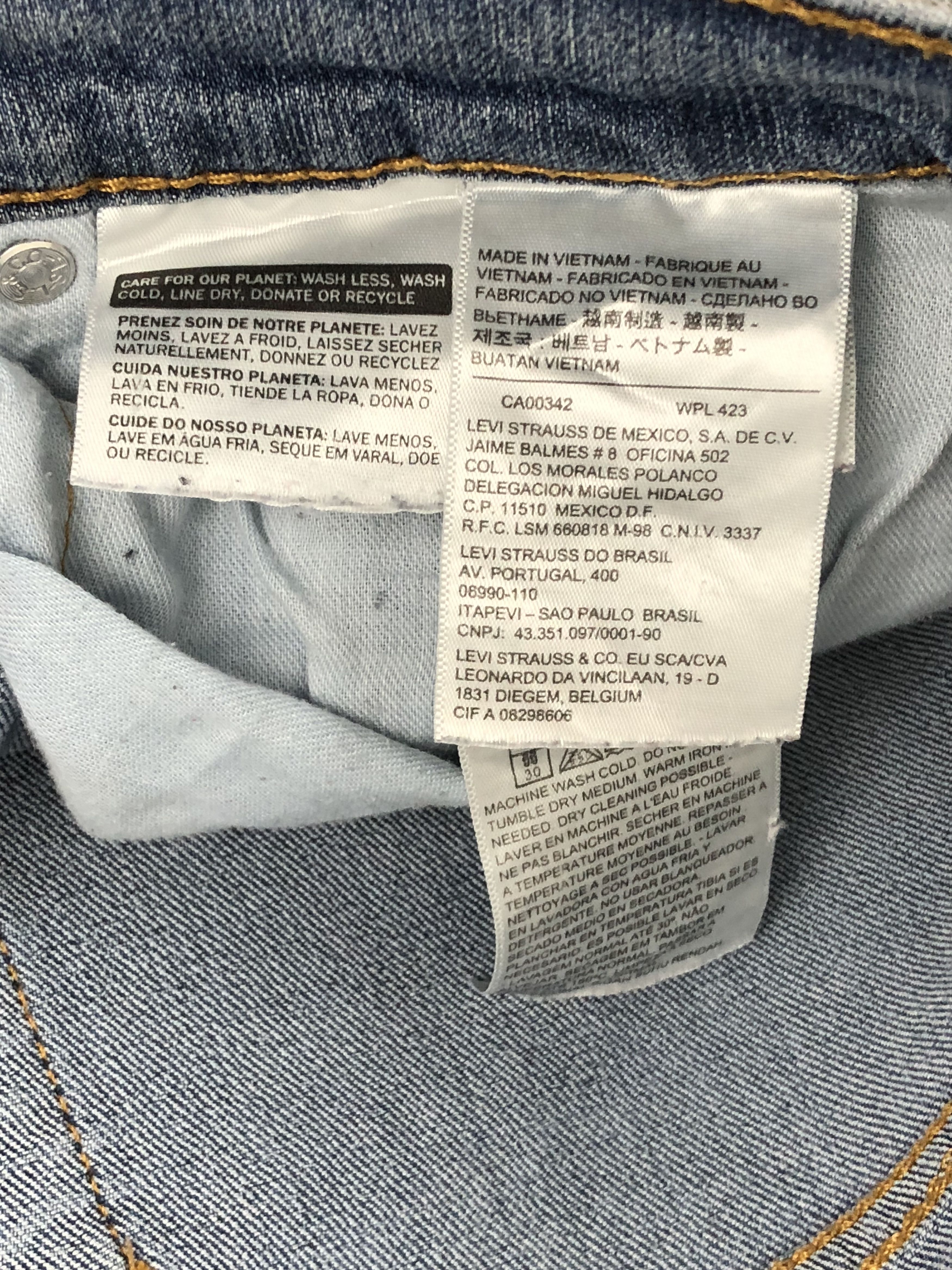 Levi's × Vintage Vintage Levis 505 Faded Blue Jeans Size US 38 / EU 54 - 6 Thumbnail