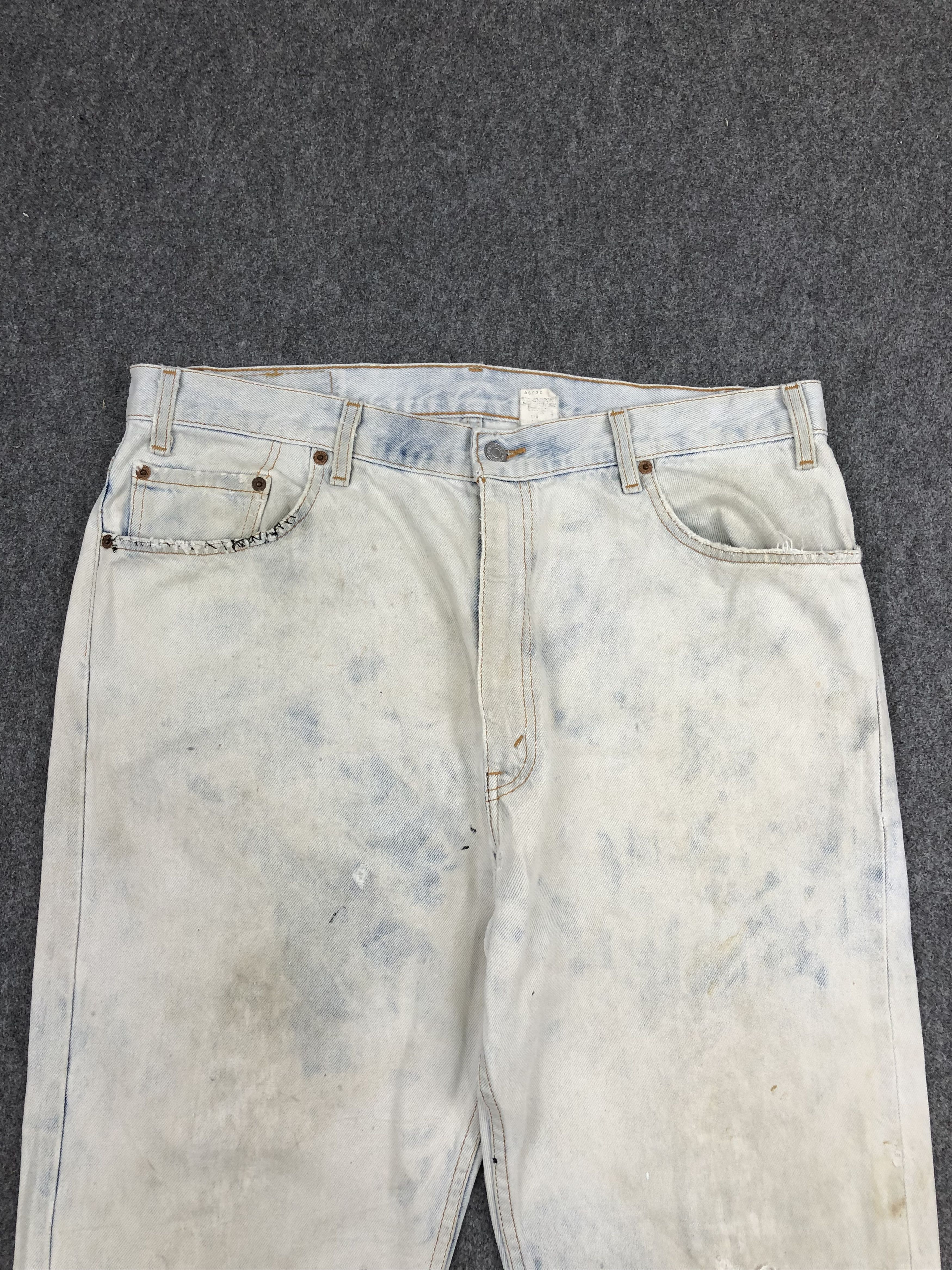 Levi's × Vintage Vintage 90s Levis 505 Light Wash Jeans Size US 38 / EU 54 - 2 Thumbnail