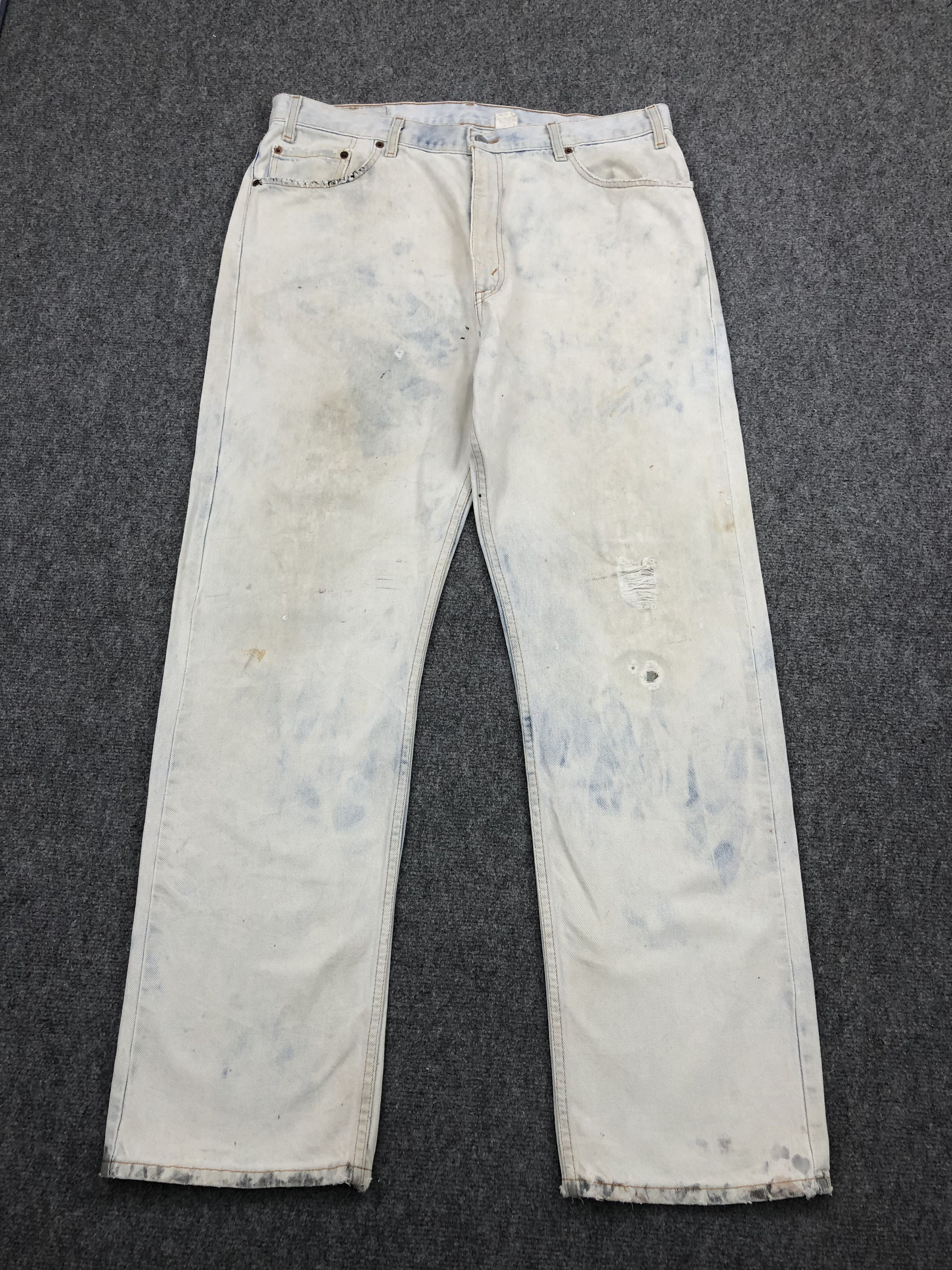 Levi's × Vintage Vintage 90s Levis 505 Light Wash Jeans Size US 38 / EU 54 - 1 Thumbnail