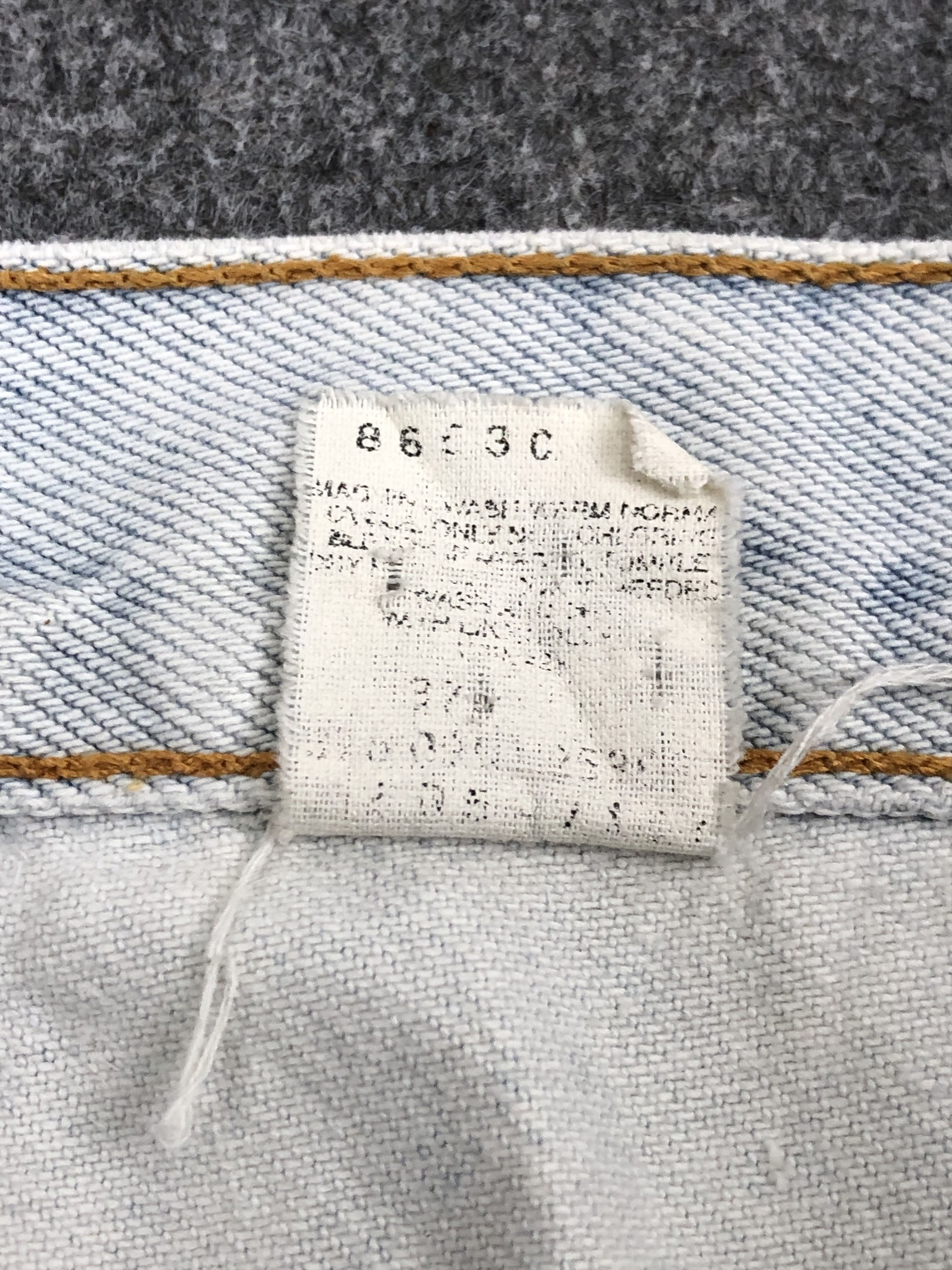 Levi's × Vintage Vintage 90s Levis 505 Light Wash Jeans Size US 38 / EU 54 - 7 Thumbnail
