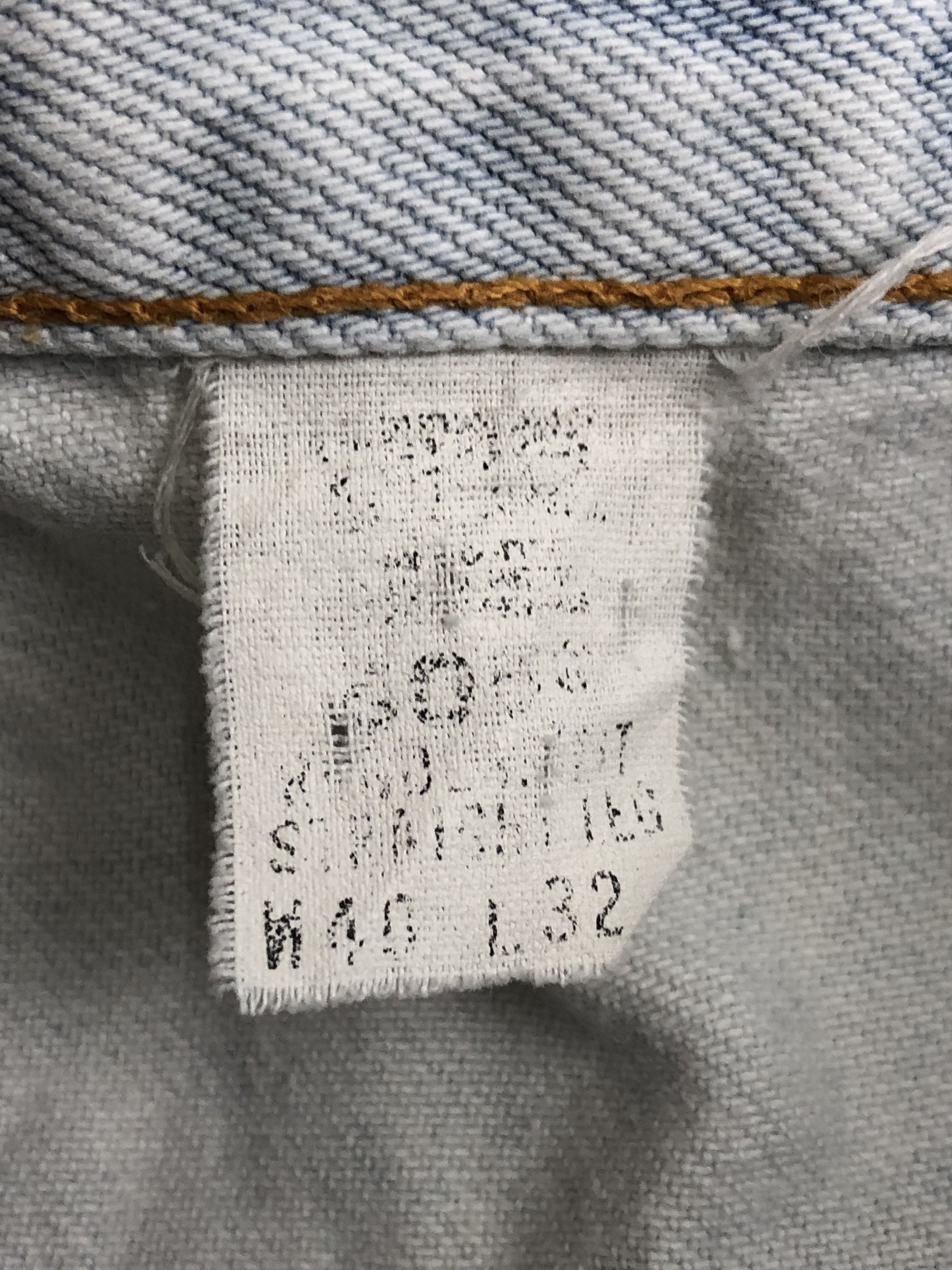 Levi's × Vintage Vintage 90s Levis 505 Light Wash Jeans Size US 38 / EU 54 - 6 Thumbnail