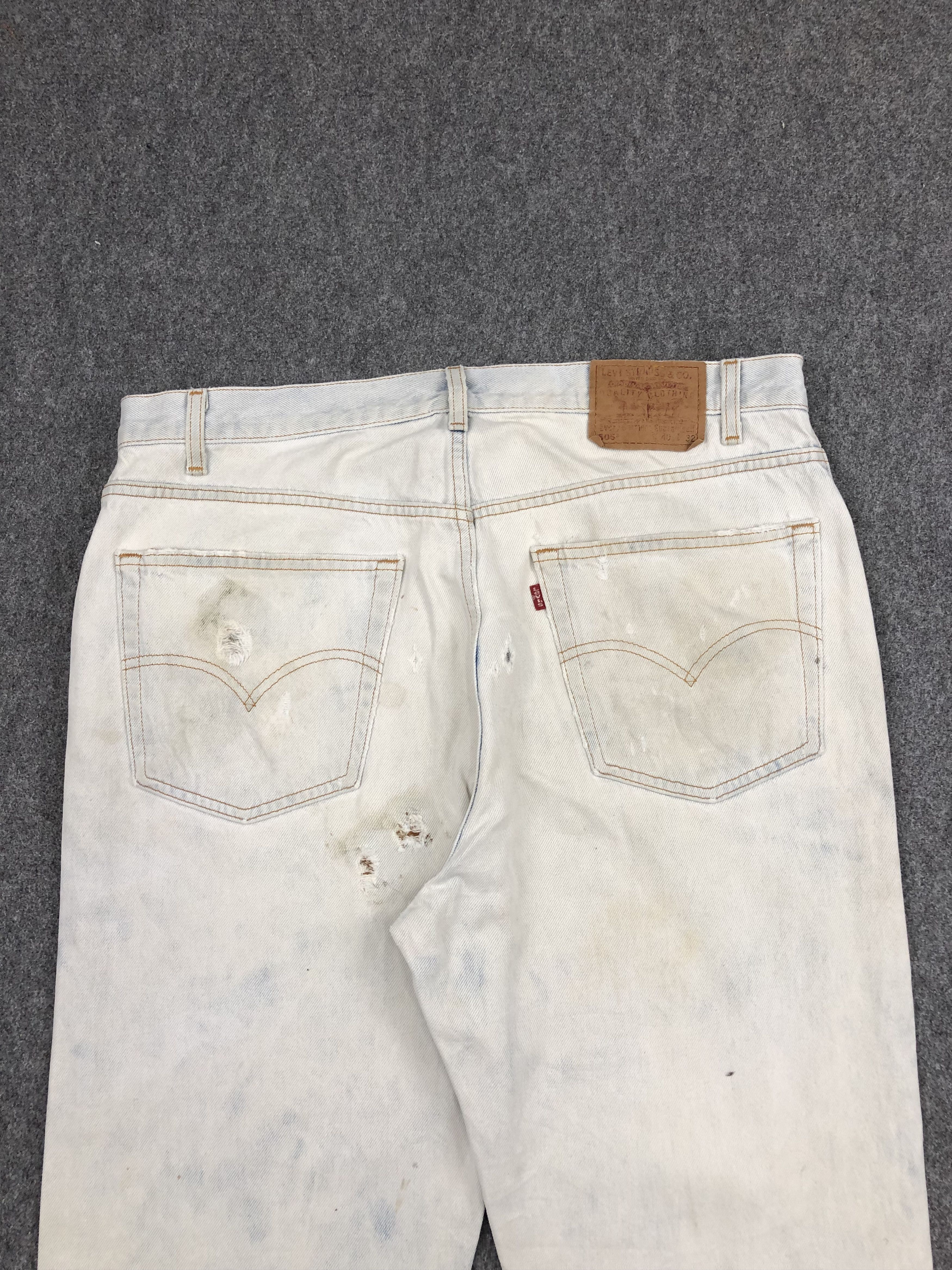 Levi's × Vintage Vintage 90s Levis 505 Light Wash Jeans Size US 38 / EU 54 - 4 Thumbnail