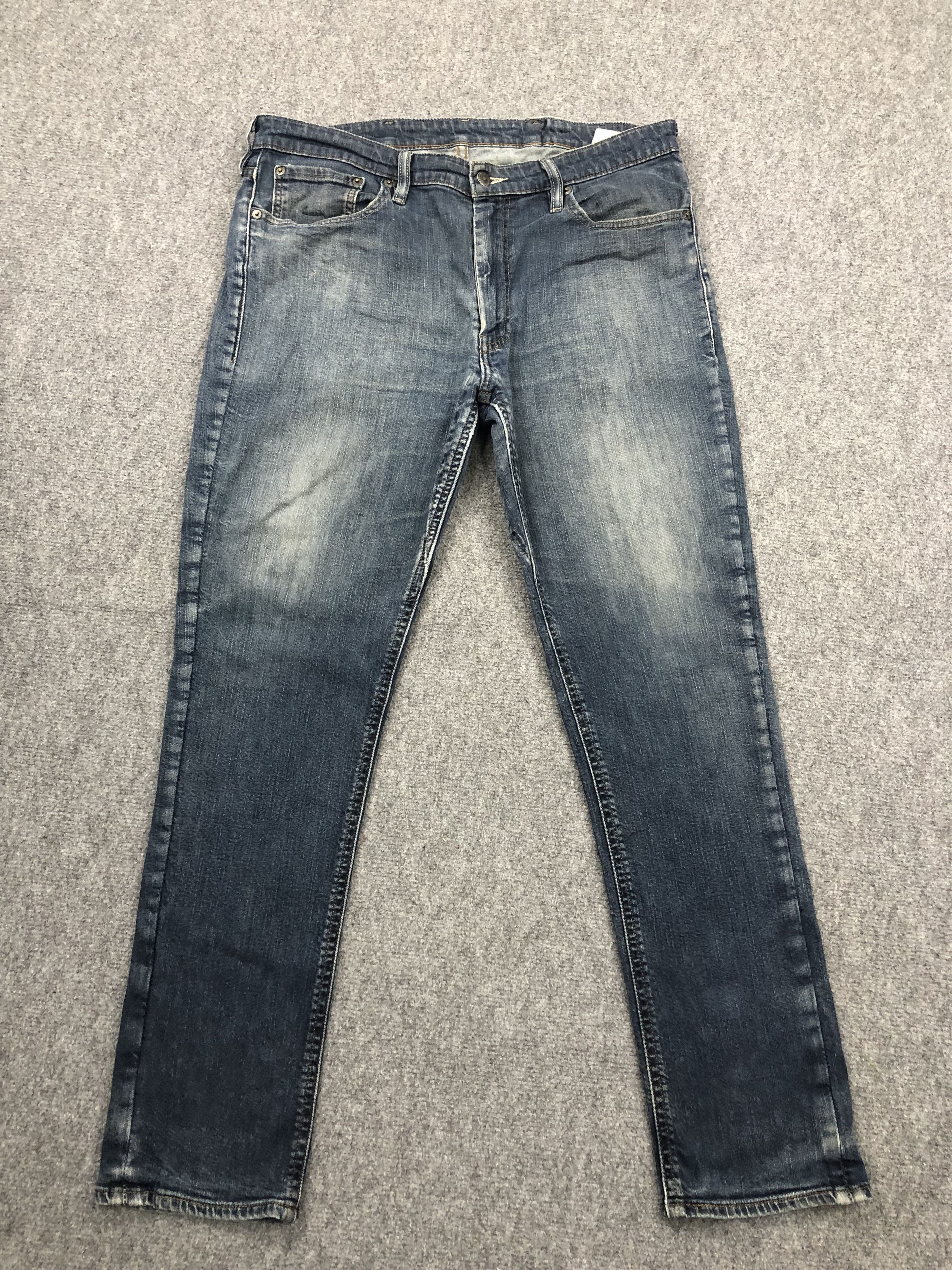 image of Levis 511 Faded Blue Jeans in Blue Denim, Men's (Size 36)