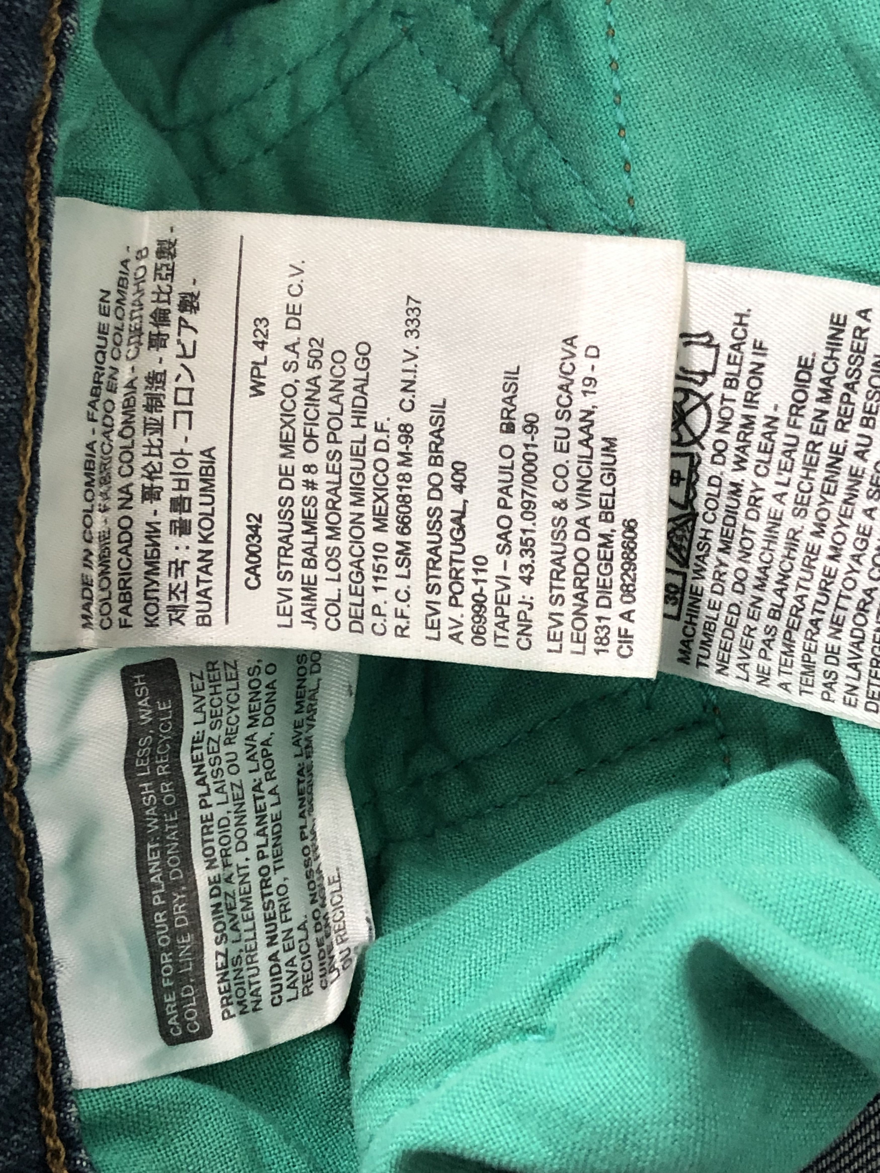 Levi's × Vintage Vintage Levis 511 Faded Blue Jeans DP1521 Size US 36 / EU 52 - 8 Thumbnail